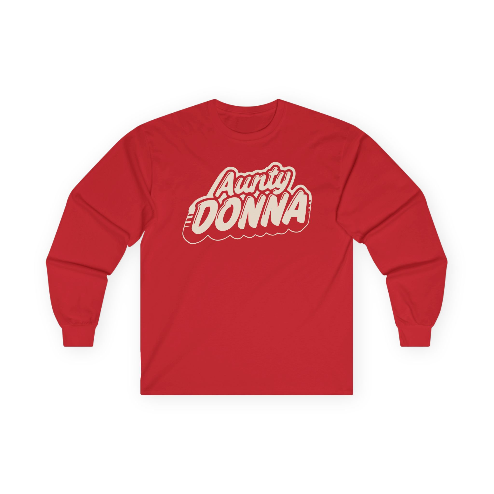 Aunty Donna Bubble Logo Unisex Ultra Cotton Long Sleeve Tee
