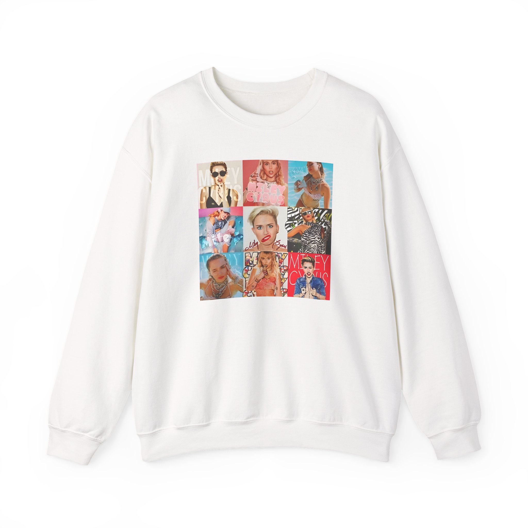 Miley Cyrus Serving Face South America Tour Unisex Heavy Blendâ„¢ Crewneck Sweatshirt