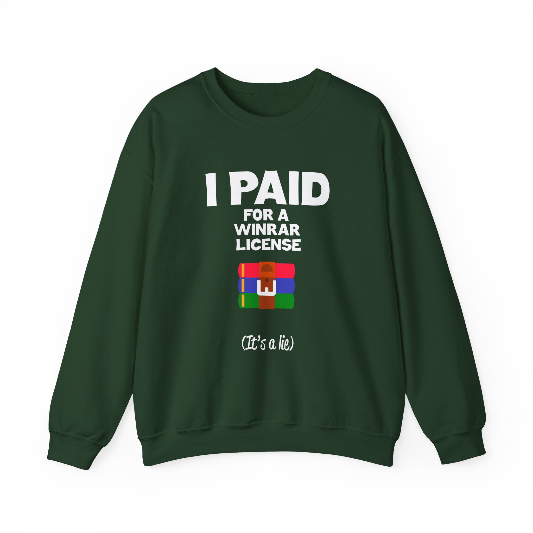 Winrar I Paid for a License Unisex Heavy Blendâ„¢ Crewneck Sweatshirt
