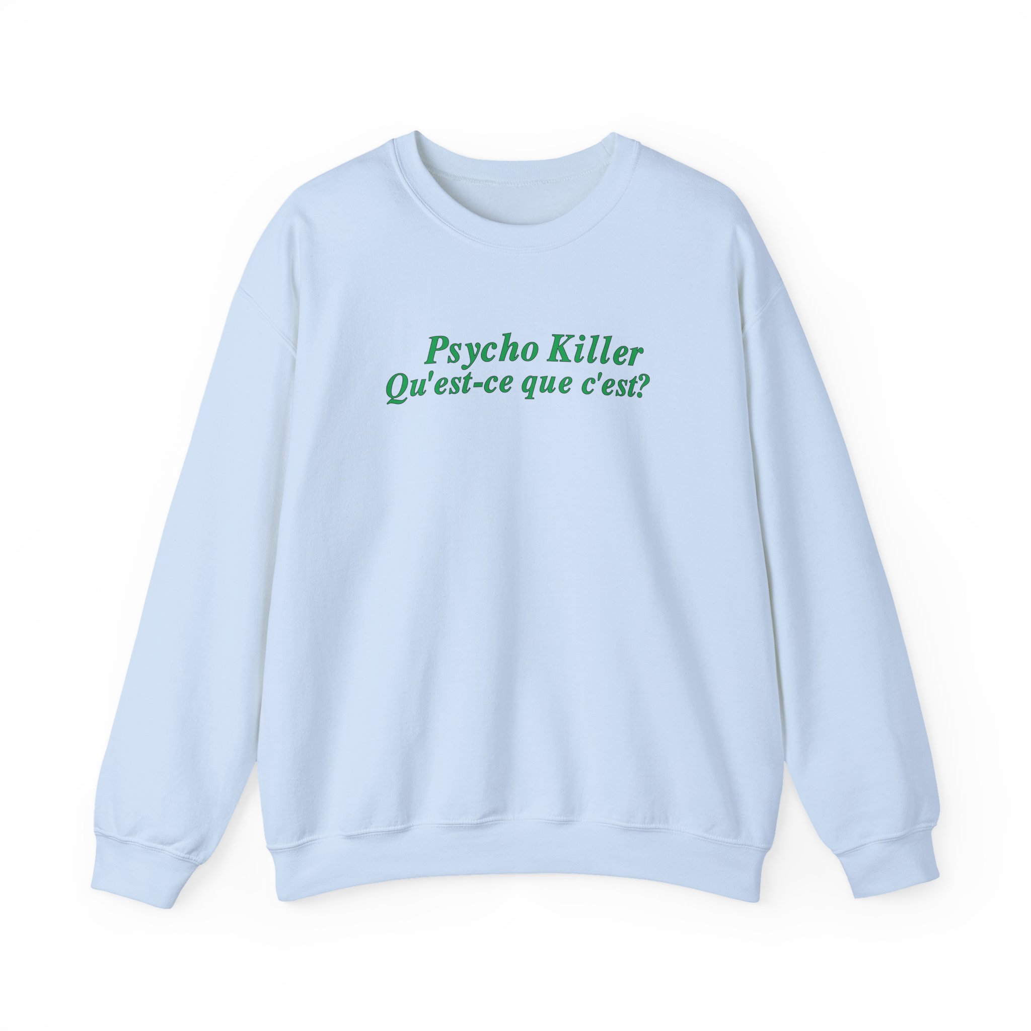 Miley Cyrus Talking Heads X Miley Psycho Killer Unisex Heavy Blendâ„¢ Crewneck Sweatshirt