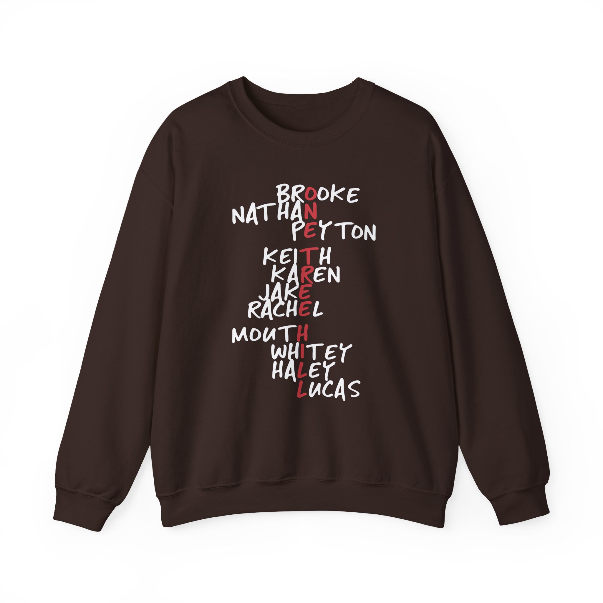 One Tree Hill Character Names Unisex Heavy Blend Crewneck Sweatshirt