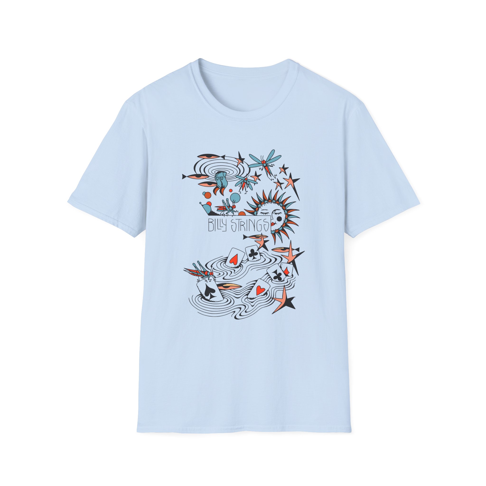 Billy Strings River of Cards Unisex Softstyle T-Shirt