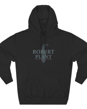 Robert Plant Sketch Feather Three-Panel Fleece Hoodie