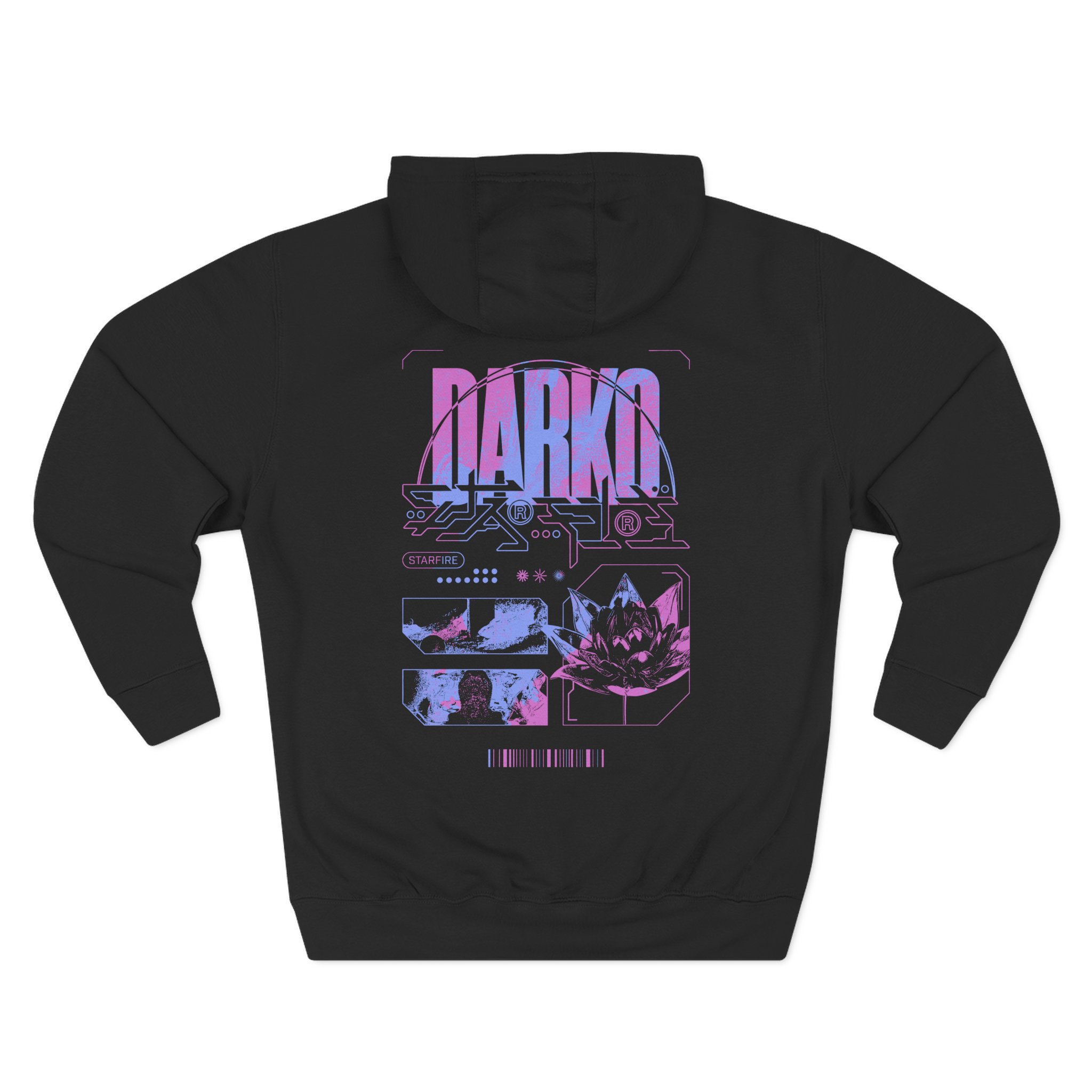 Darko Starfire Three-Panel Fleece Hoodie