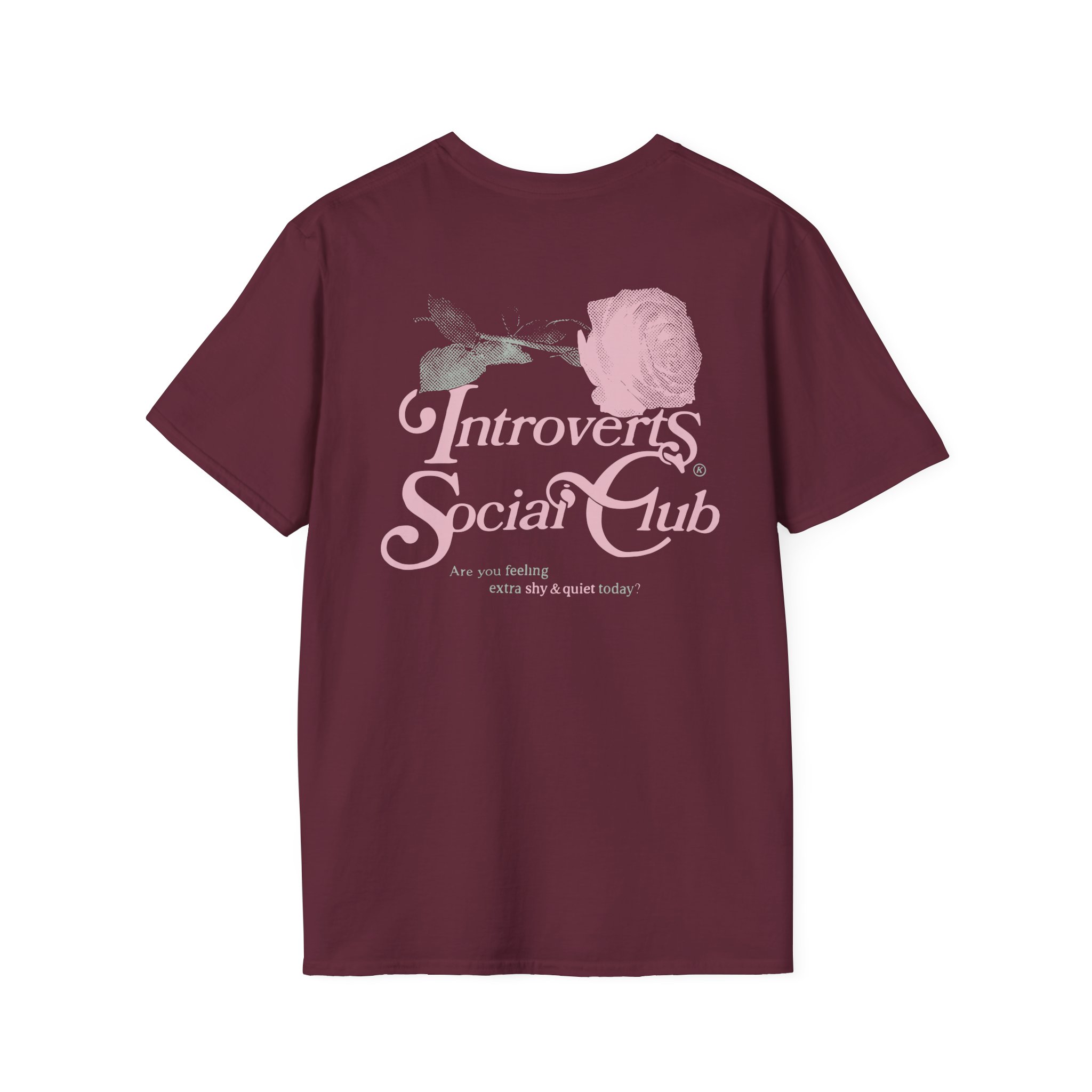 Kallmekris Introverts Social Club Unisex Softstyle T-Shirt