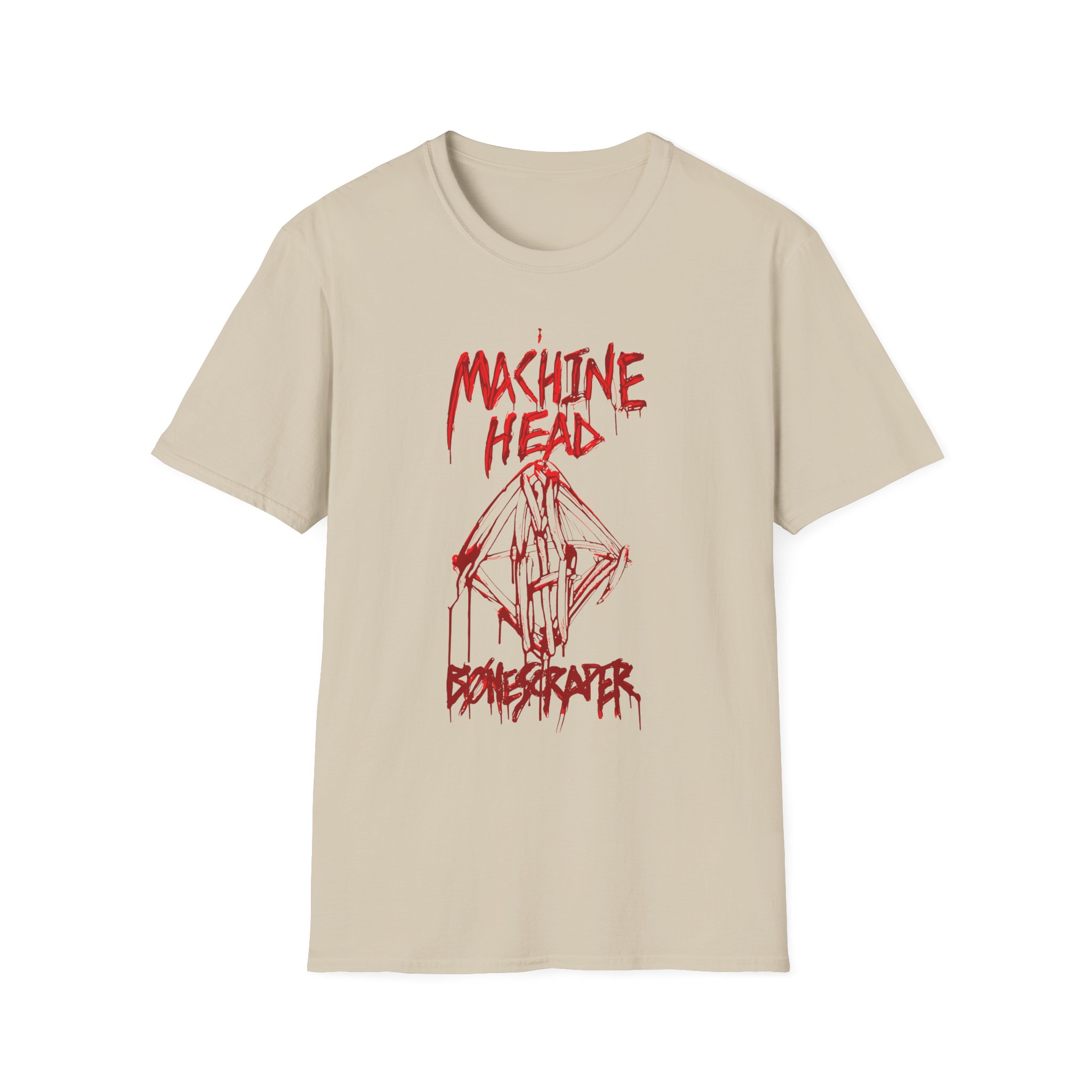 Machine Head Bønescraper Unisex Softstyle T-Shirt