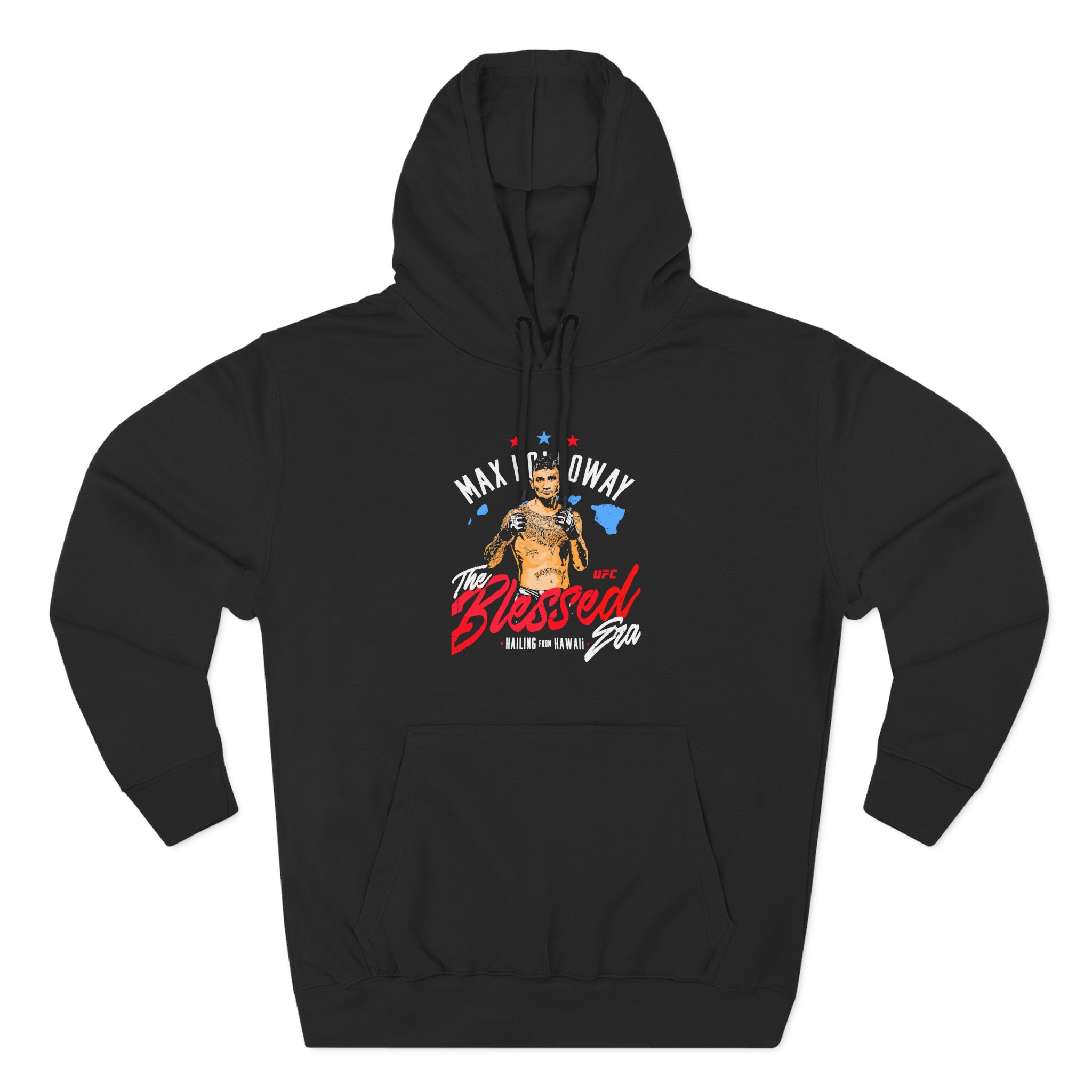 Max Holloway Blessed Three-Panel Fleece Hoodie