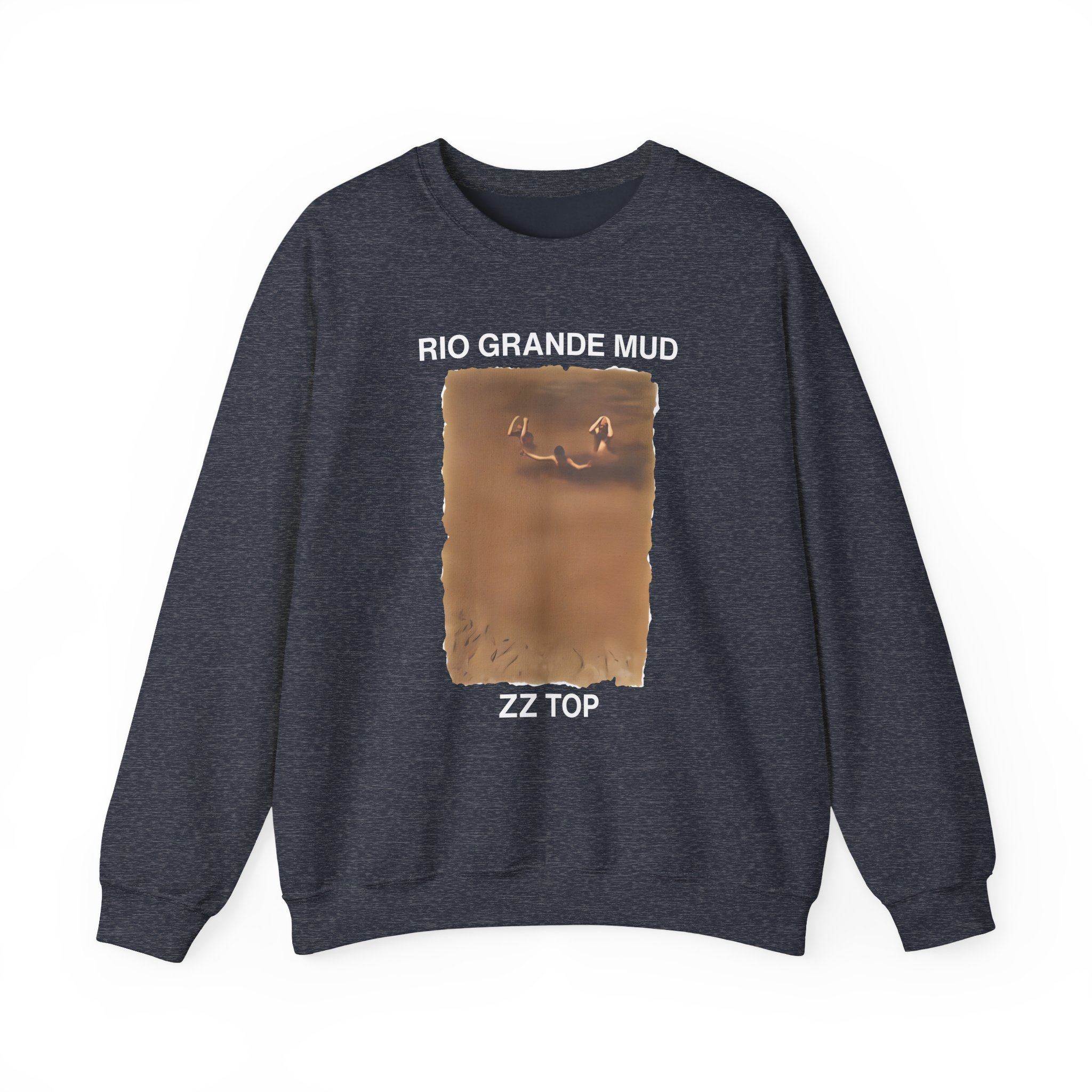 Zz Top Rio Grande Mud Unisex Heavy Blendâ„¢ Crewneck Sweatshirt