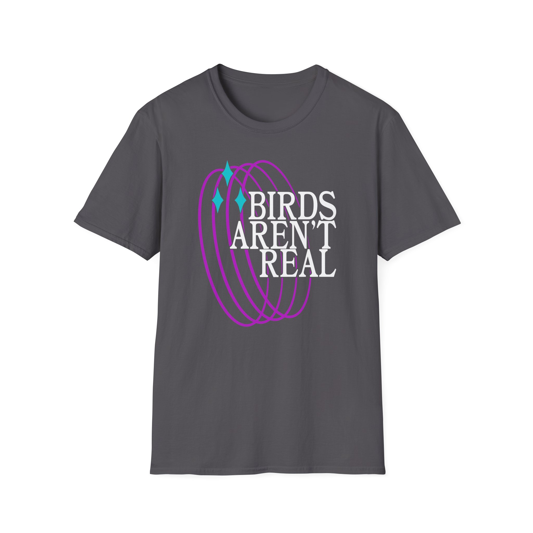 Birds Arent Real Unisex Softstyle T-Shirt