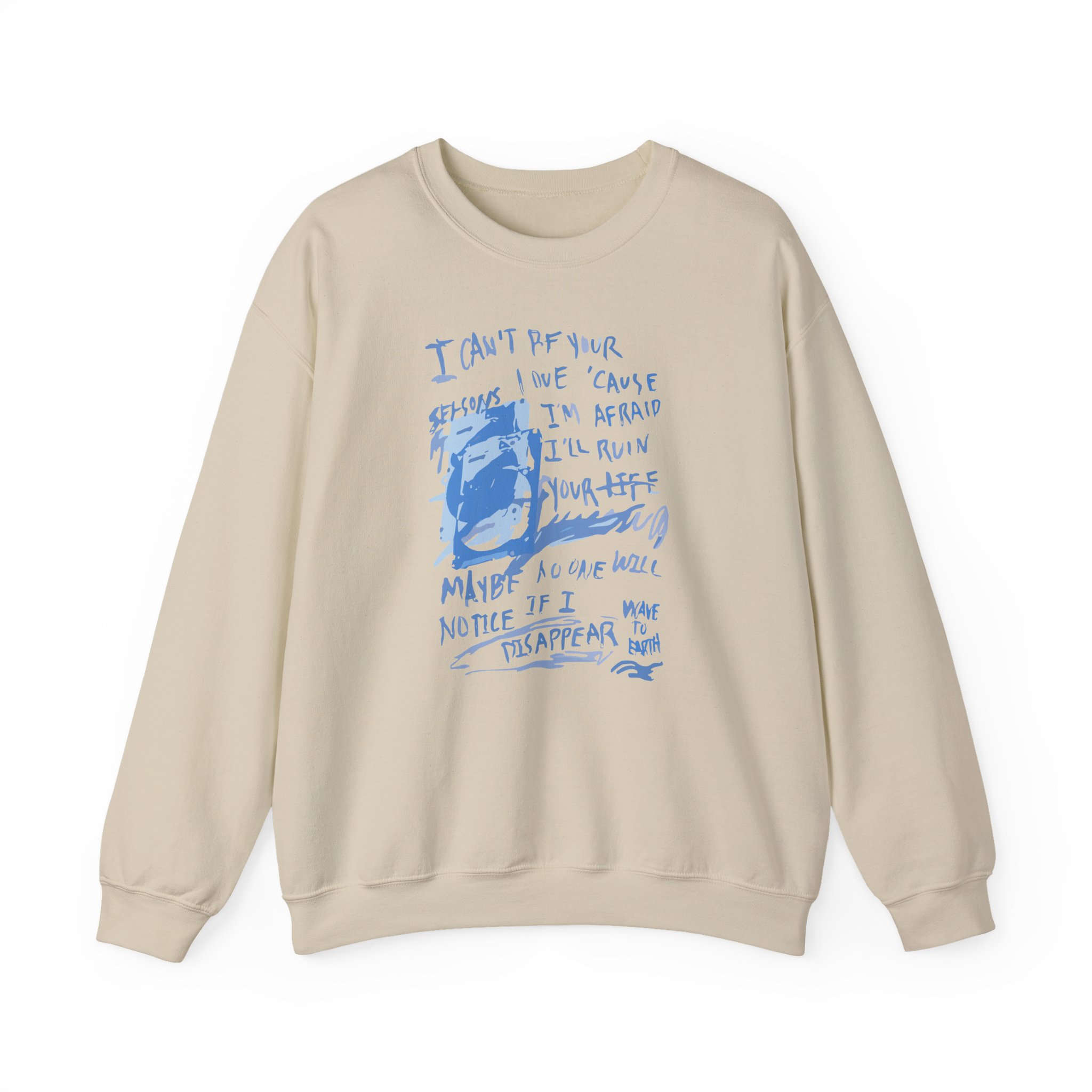Wave to Earth Unisex Heavy Blendâ„¢ Crewneck Sweatshirt
