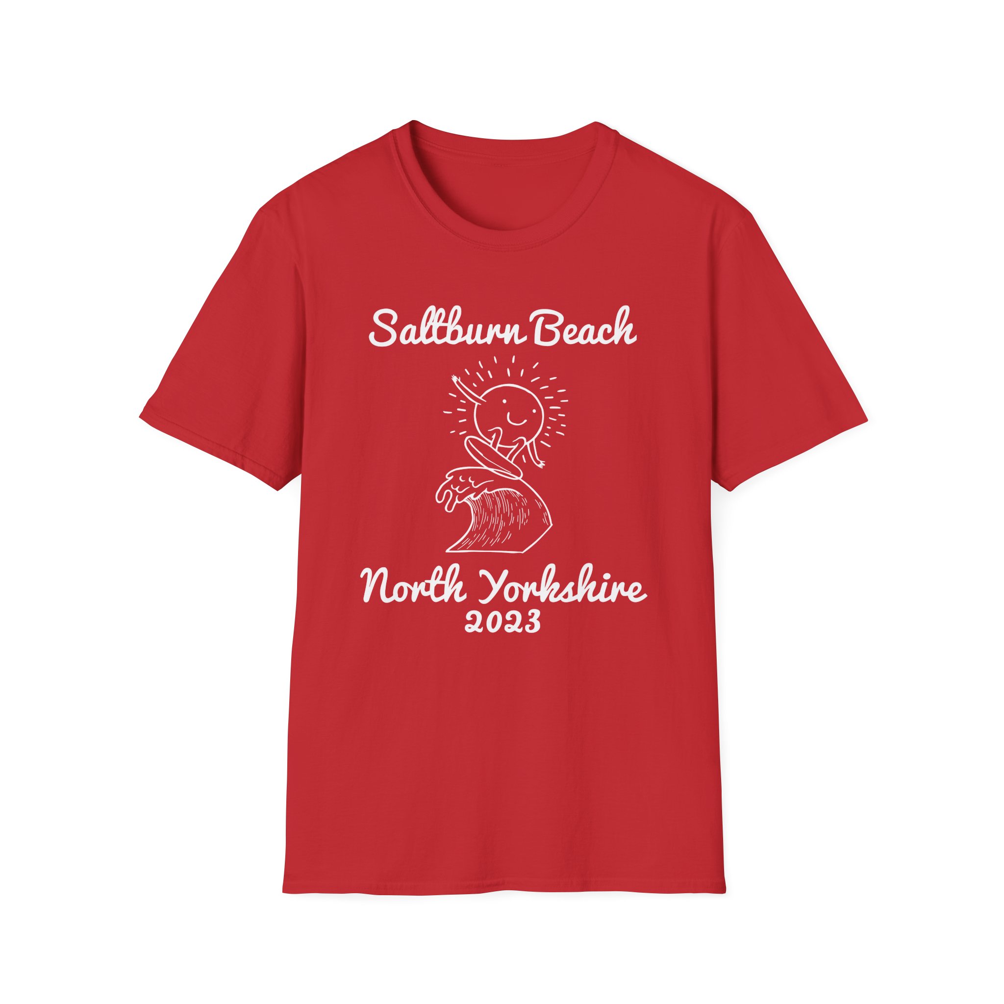 Saltburn Beach Unisex Softstyle T-Shirt
