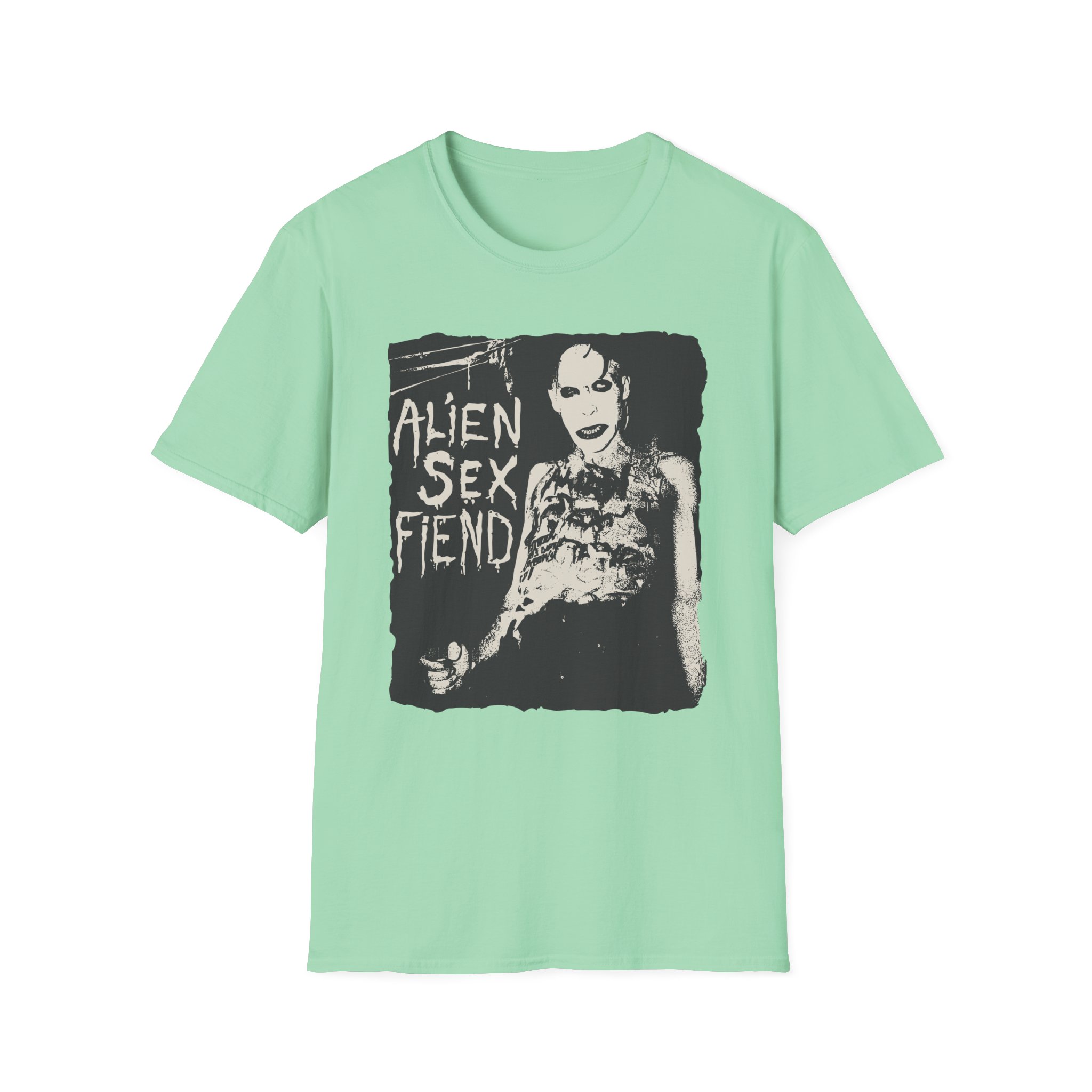 Alien Sex Fiend Nik Fiend Unisex Softstyle T-Shirt