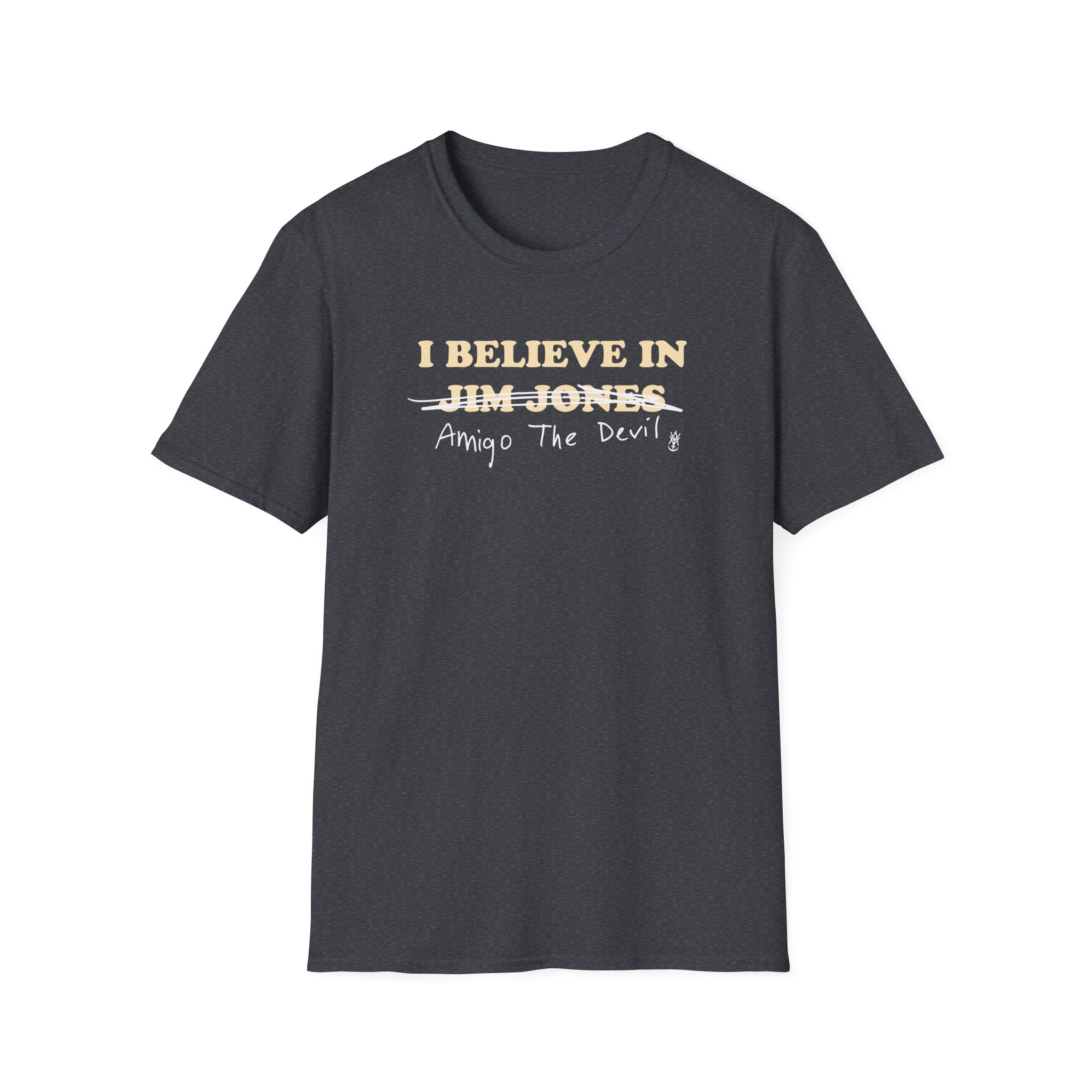 Amigo The Devil I Believe In Jim Jones Unisex Softstyle T-Shirt