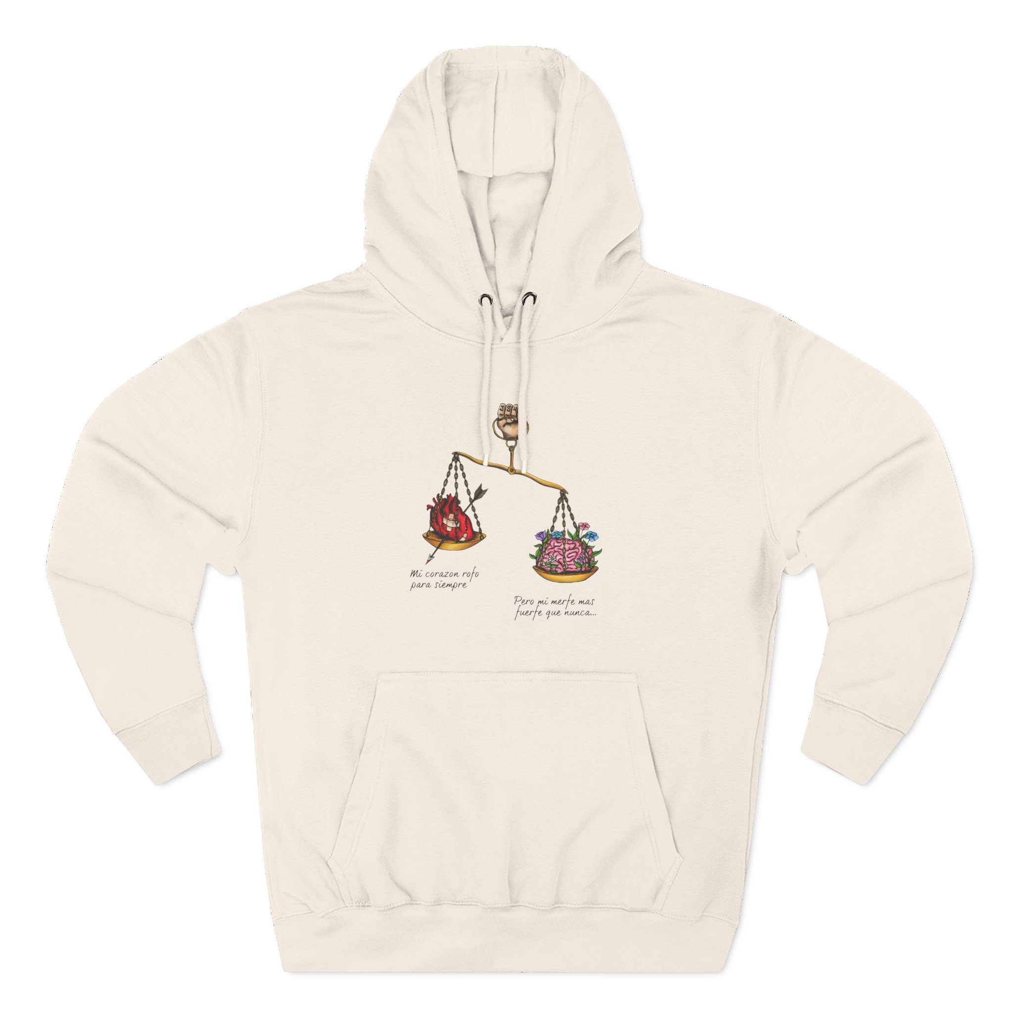 Arcangel Three-Panel Fleece Hoodie