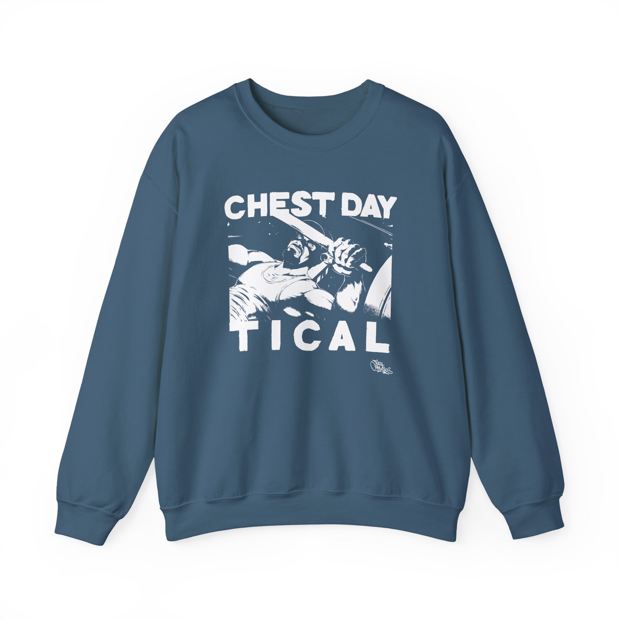 Method Man Chest Day Unisex Heavy Blendâ„¢ Crewneck Sweatshirt