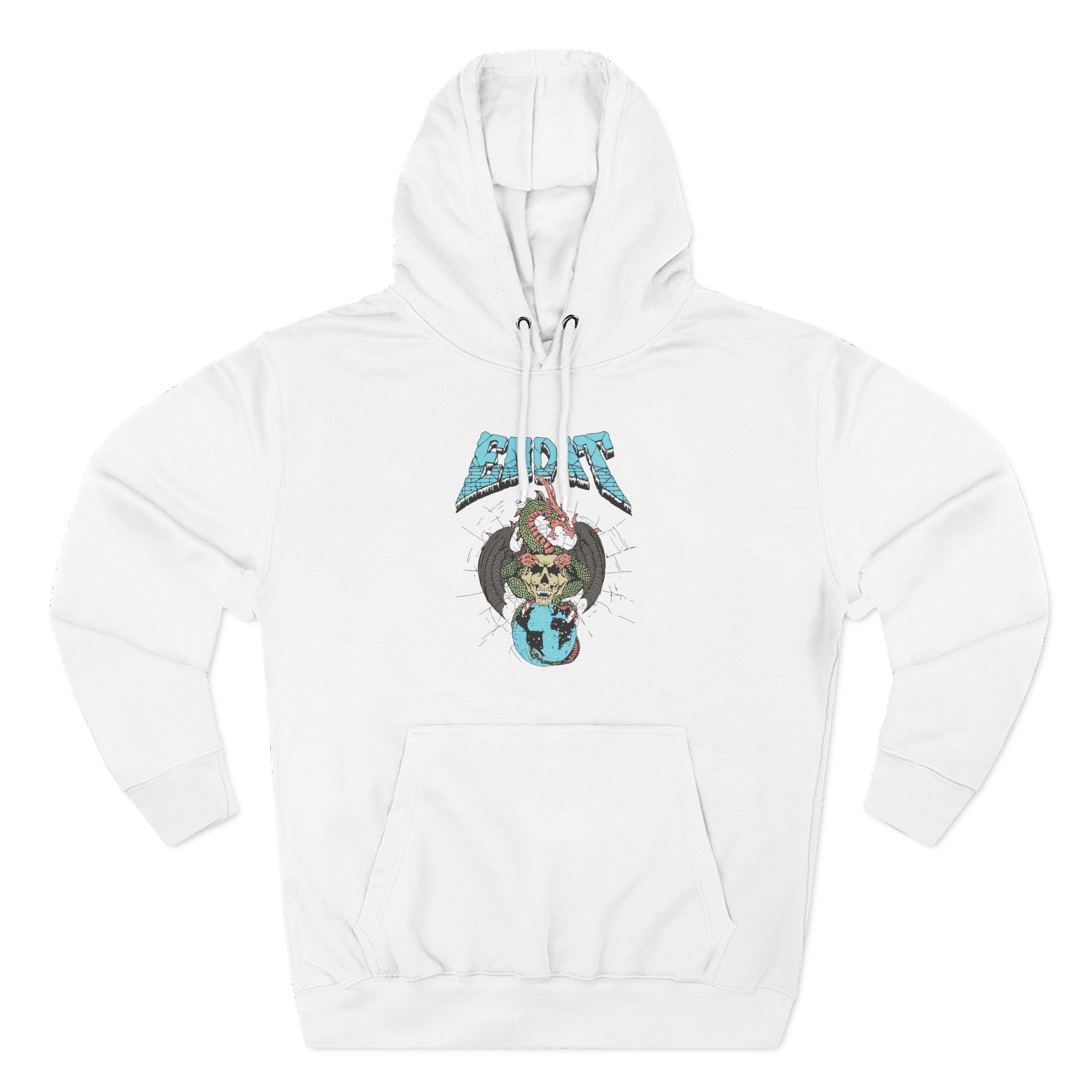 End It Dragon Skull Three-Panel Fleece Hoodie
