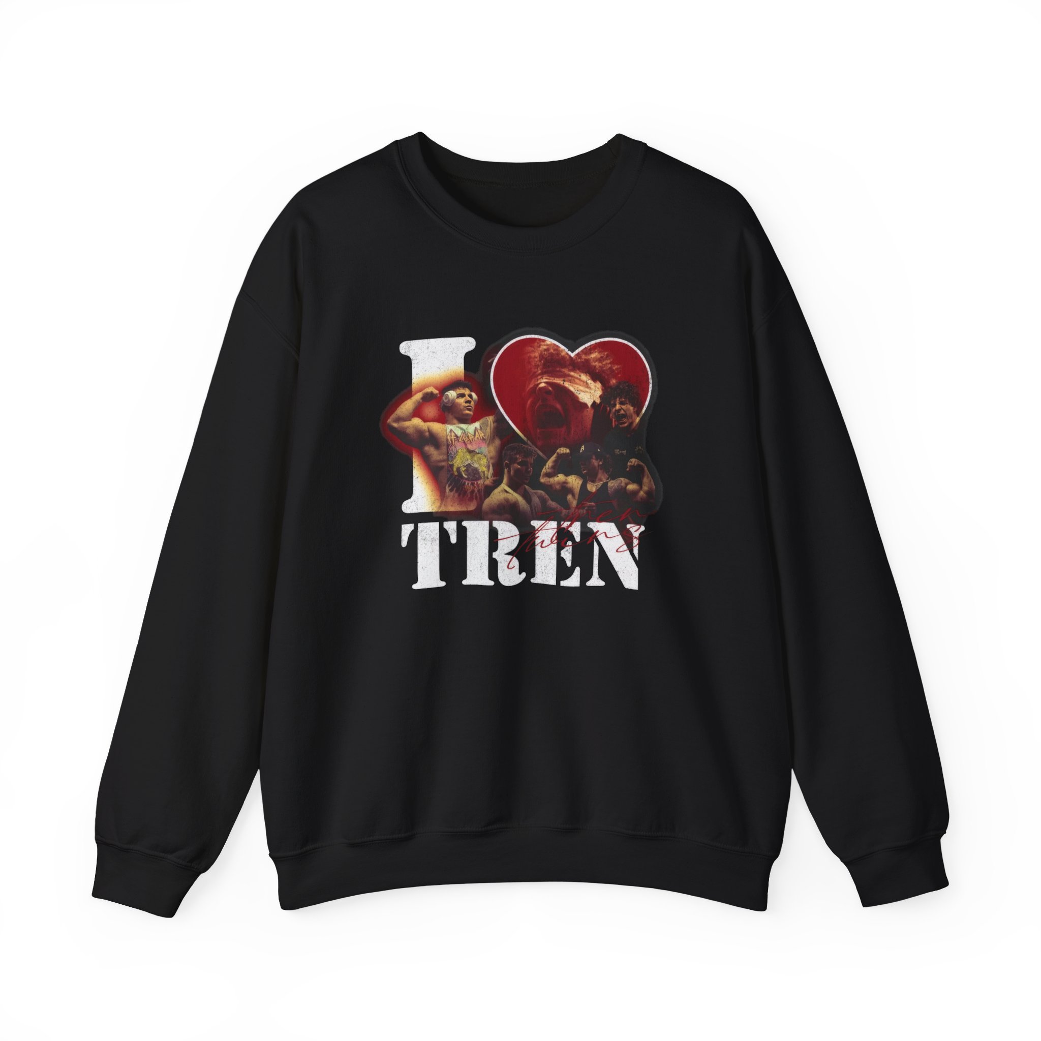 I Love Tren Tren Twins Unisex Heavy Blendâ„¢ Crewneck Sweatshirt