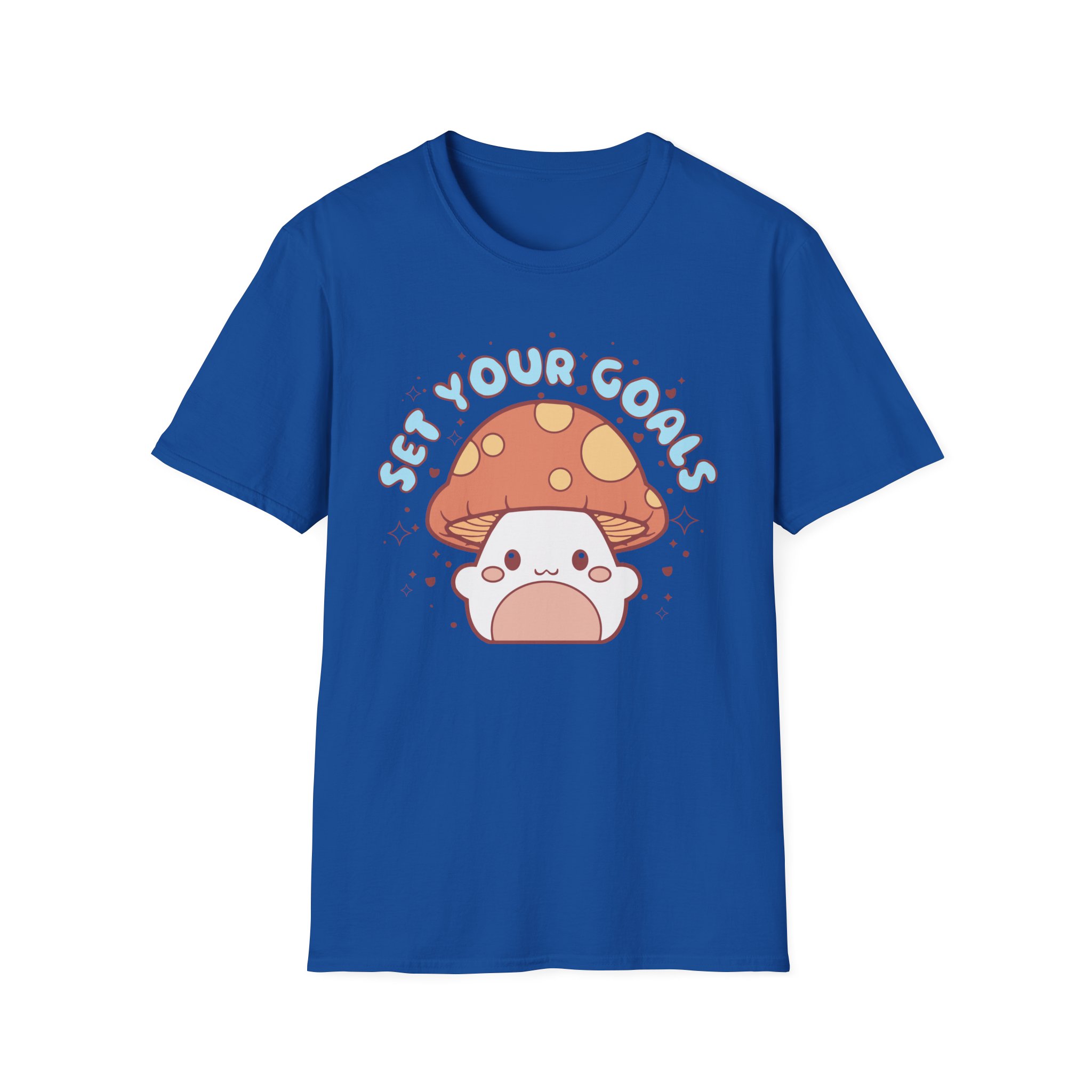 Set Your Goals Shroom Unisex Softstyle T-Shirt