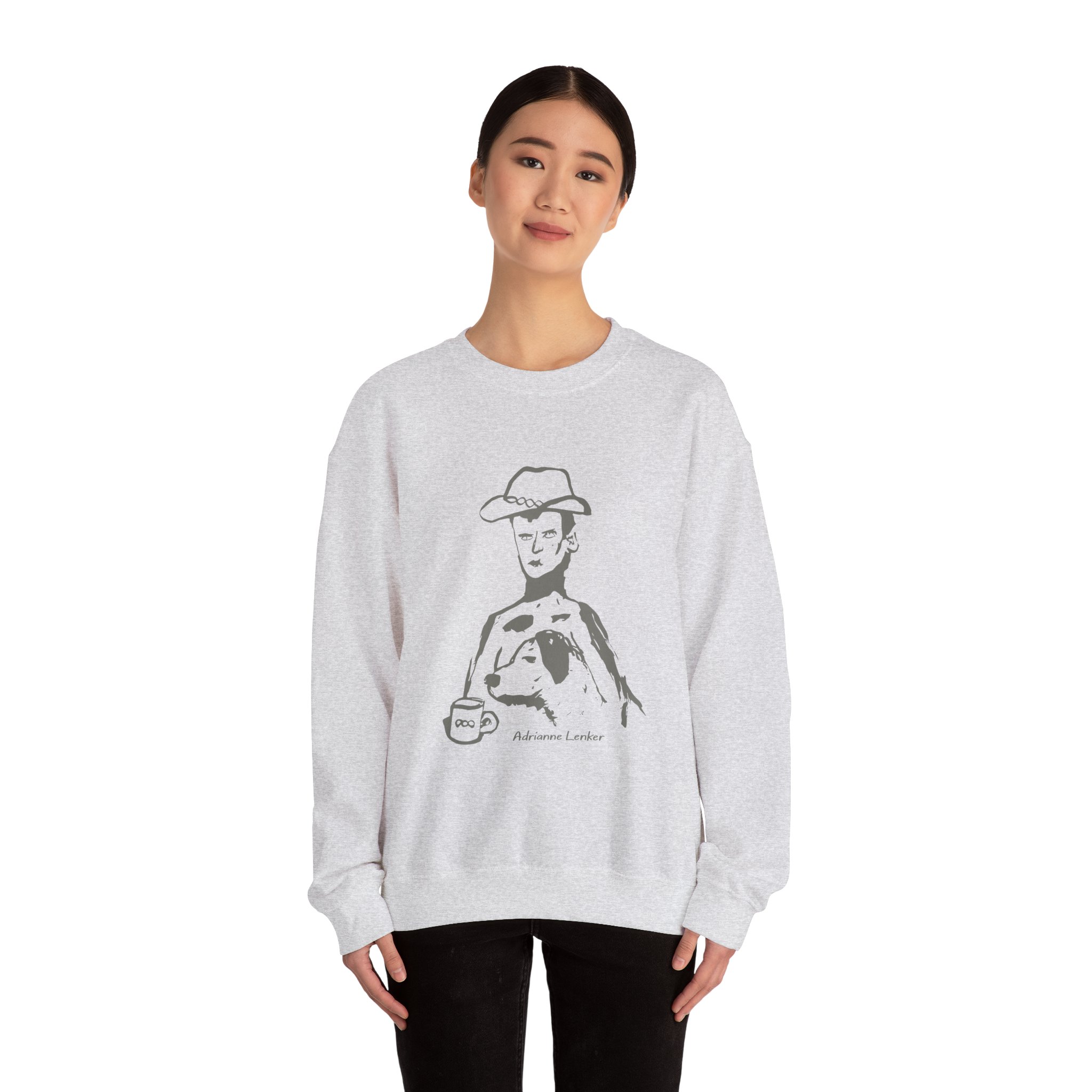 Adrianne Lenker Adrianne & Oso Unisex Heavy Blend Crewneck Sweatshirt