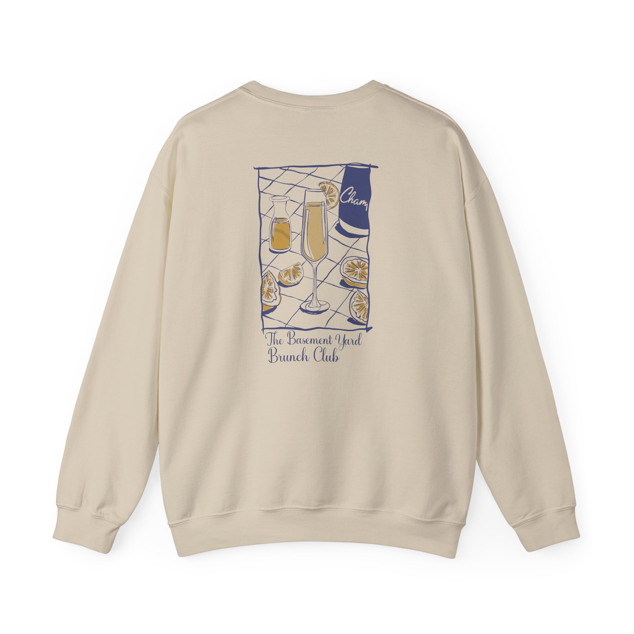 Basement Yard Brunch Club Diner Unisex Heavy Blendâ„¢ Crewneck Sweatshirt