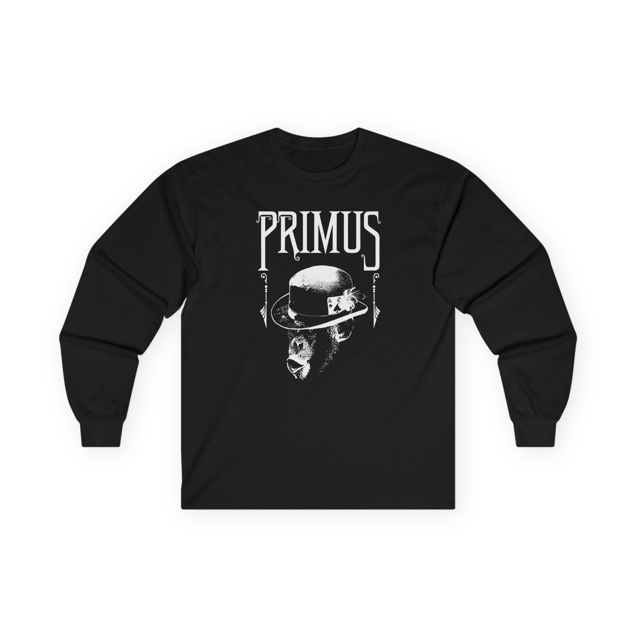 Primus Monkey Charcoal Unisex Ultra Cotton Long Sleeve Tee