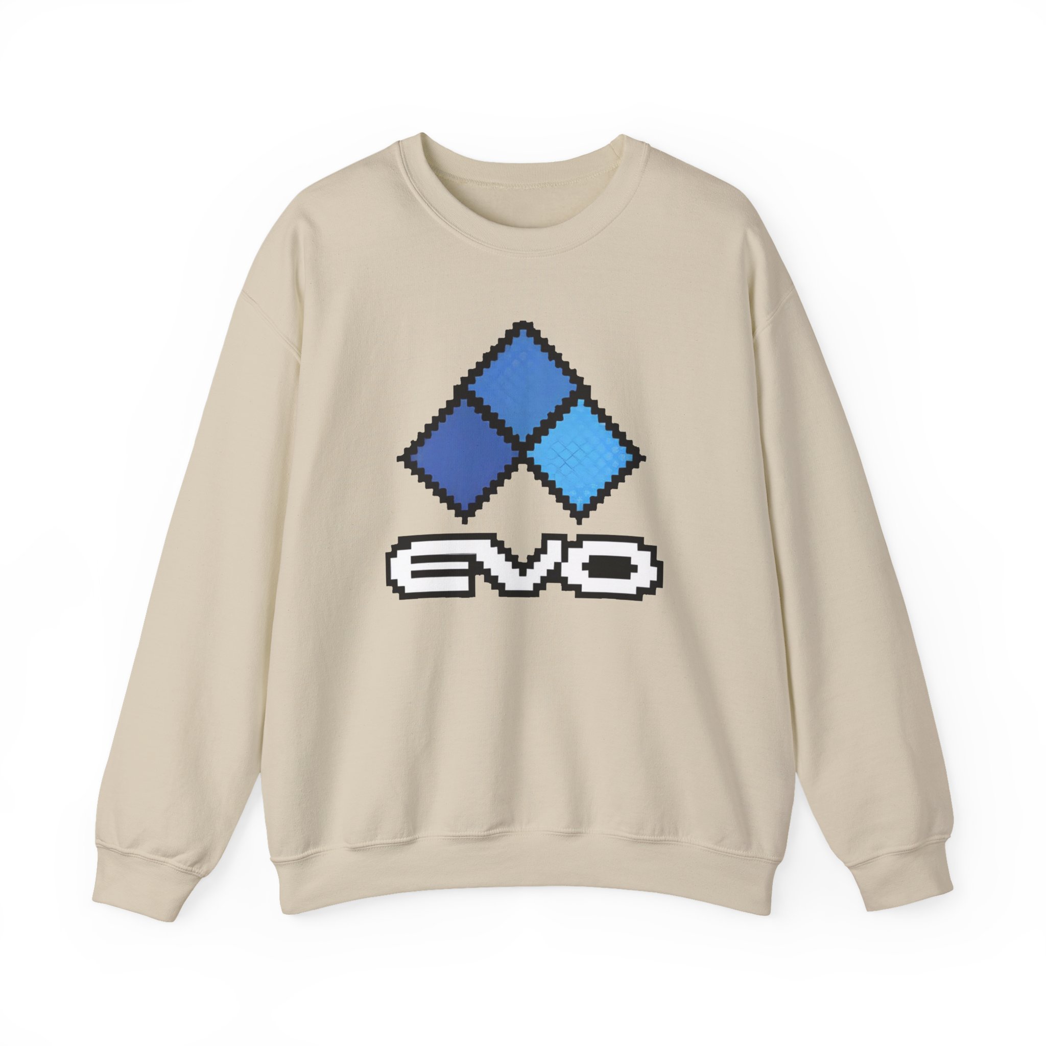 Evo 8 Bit Logo Returns Unisex Heavy Blendâ„¢ Crewneck Sweatshirt