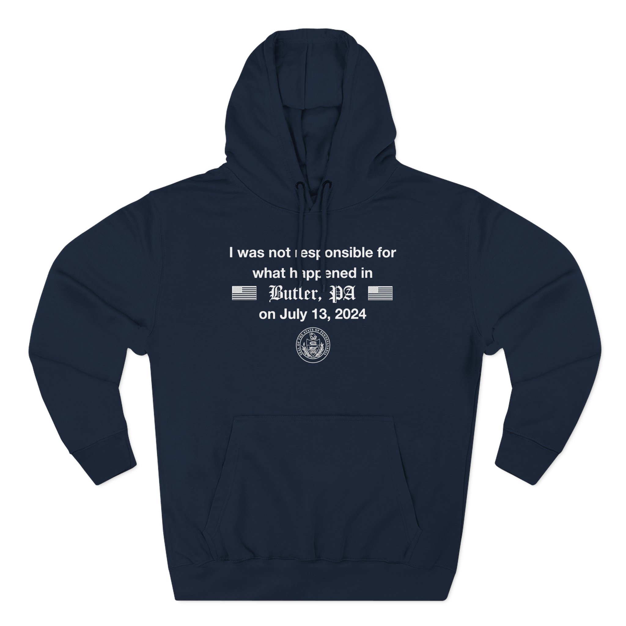 Jschlatt the Presidential Mishap Three-Panel Fleece Hoodie