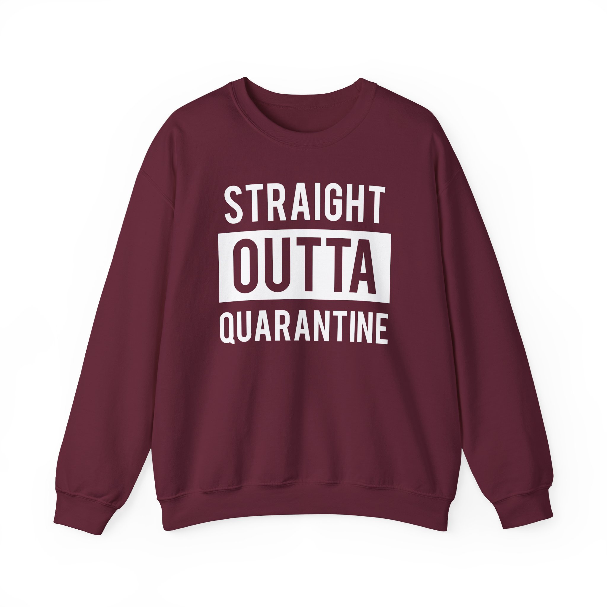 NWA Straight Outta Quarantine Unisex Heavy Blendâ„¢ Crewneck Sweatshirt