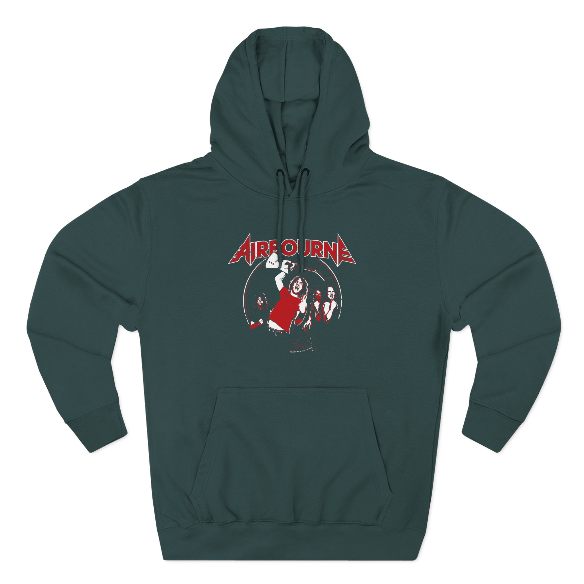 Airbourne Fist Pumping Three-Panel Fleece Hoodie
