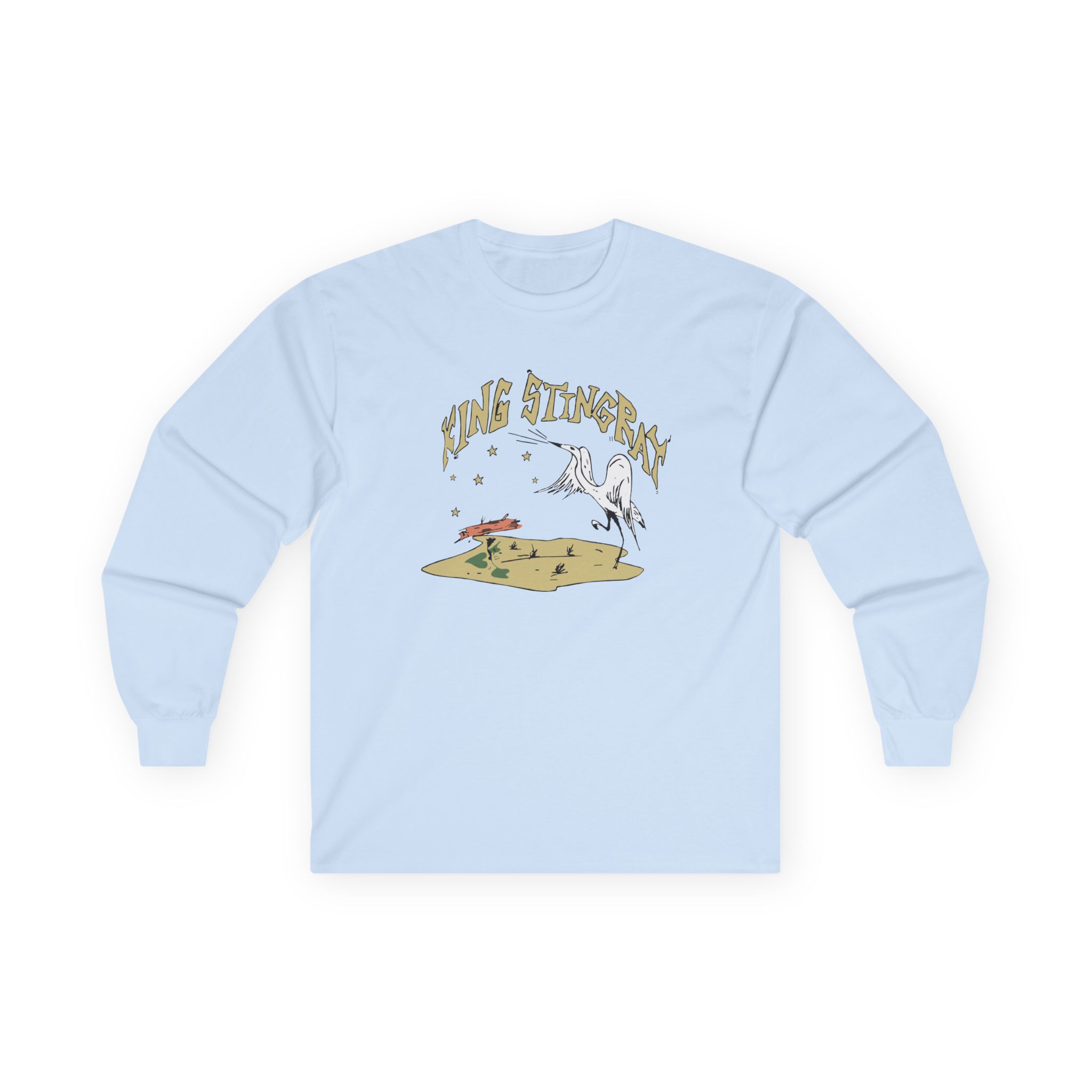 King Stingray Ivory Bird Unisex Ultra Cotton Long Sleeve Tee