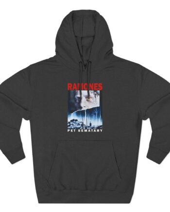 Ramones Pet Sematary T Shirt Three-Panel Fleece Hoodie