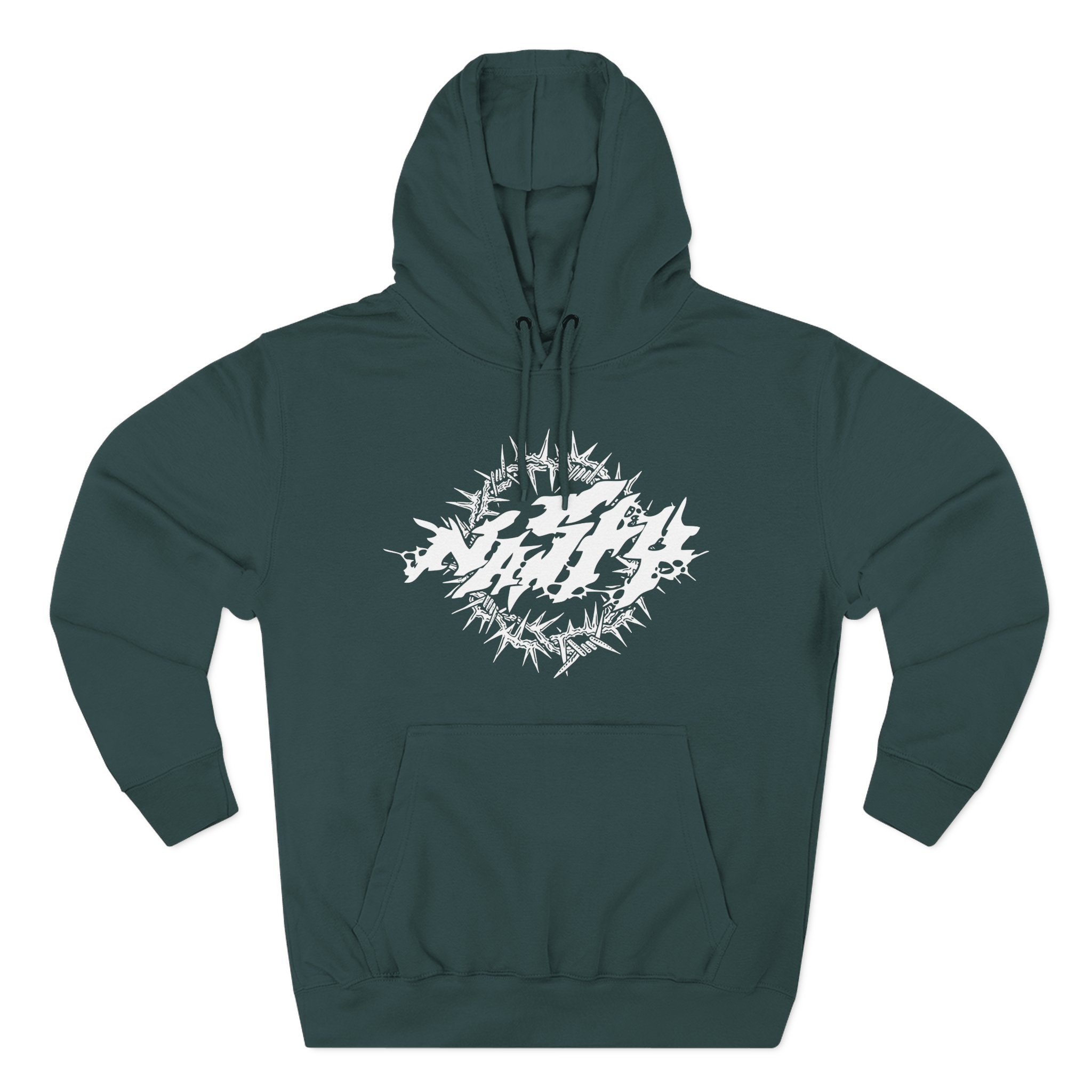 Nasty Thorns Three-Panel Fleece Hoodie