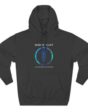 Robert Plant Carry Fire Us September Tour Dates Three-Panel Fleece Hoodie