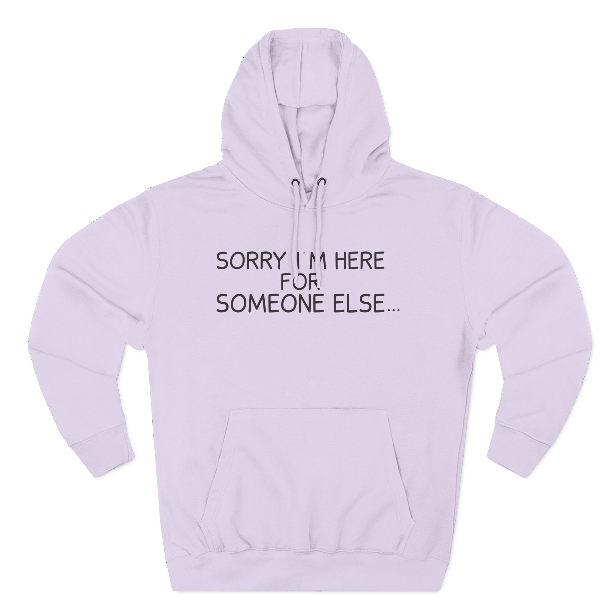 Benson Boone Sorry I'm Here for Someone Else Three-Panel Fleece Hoodie