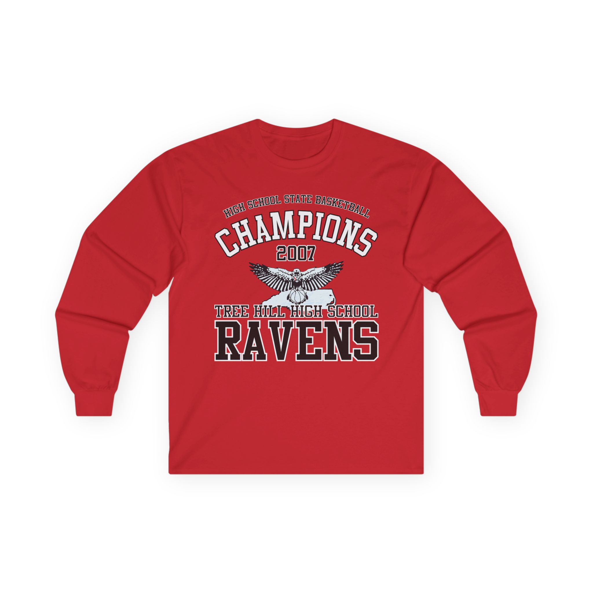 Tree Hill Ravens High School Champions One Tree Hill Unisex Ultra Cotton Long Sleeve Tee