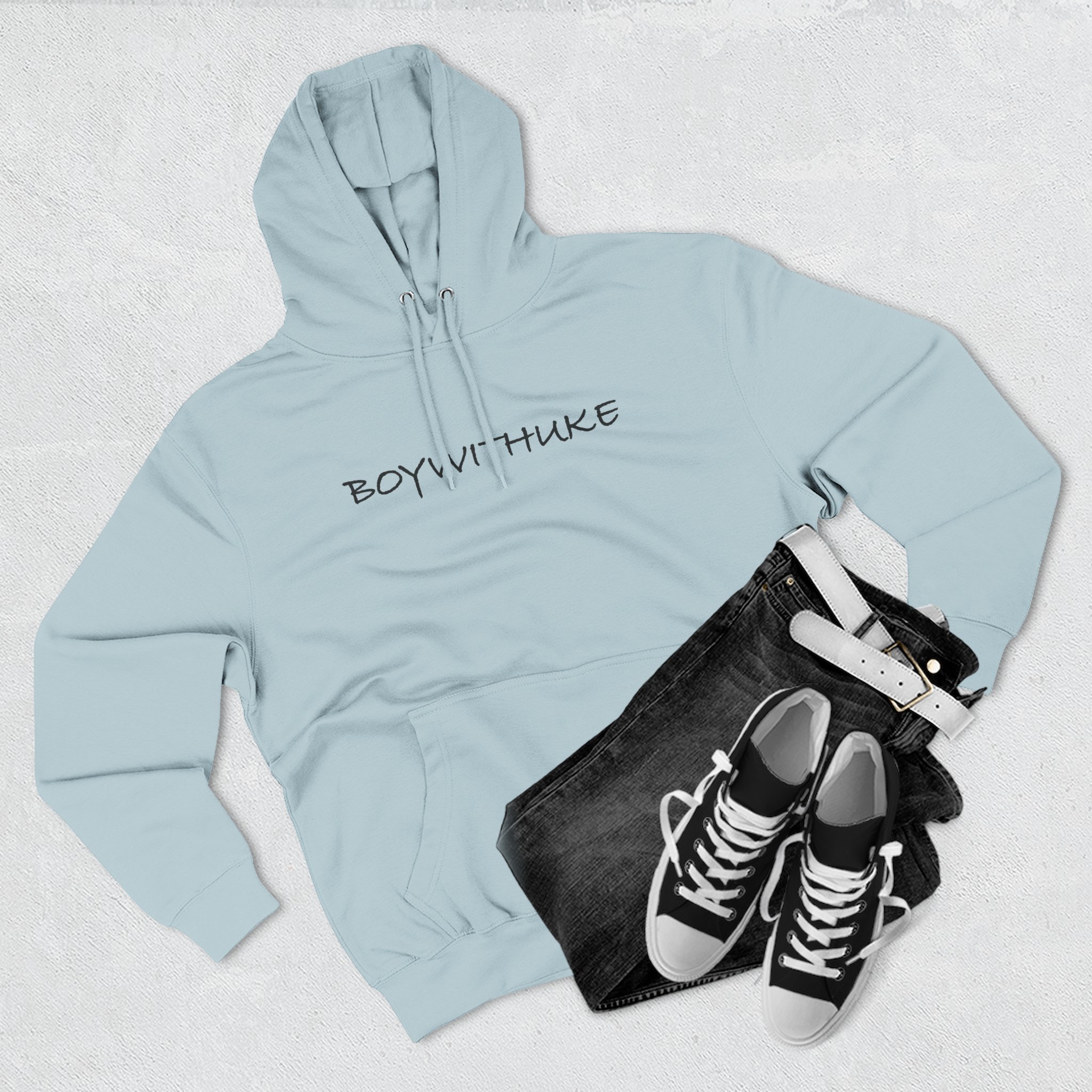 Boywithuke Three-panel Fleece Hoodie