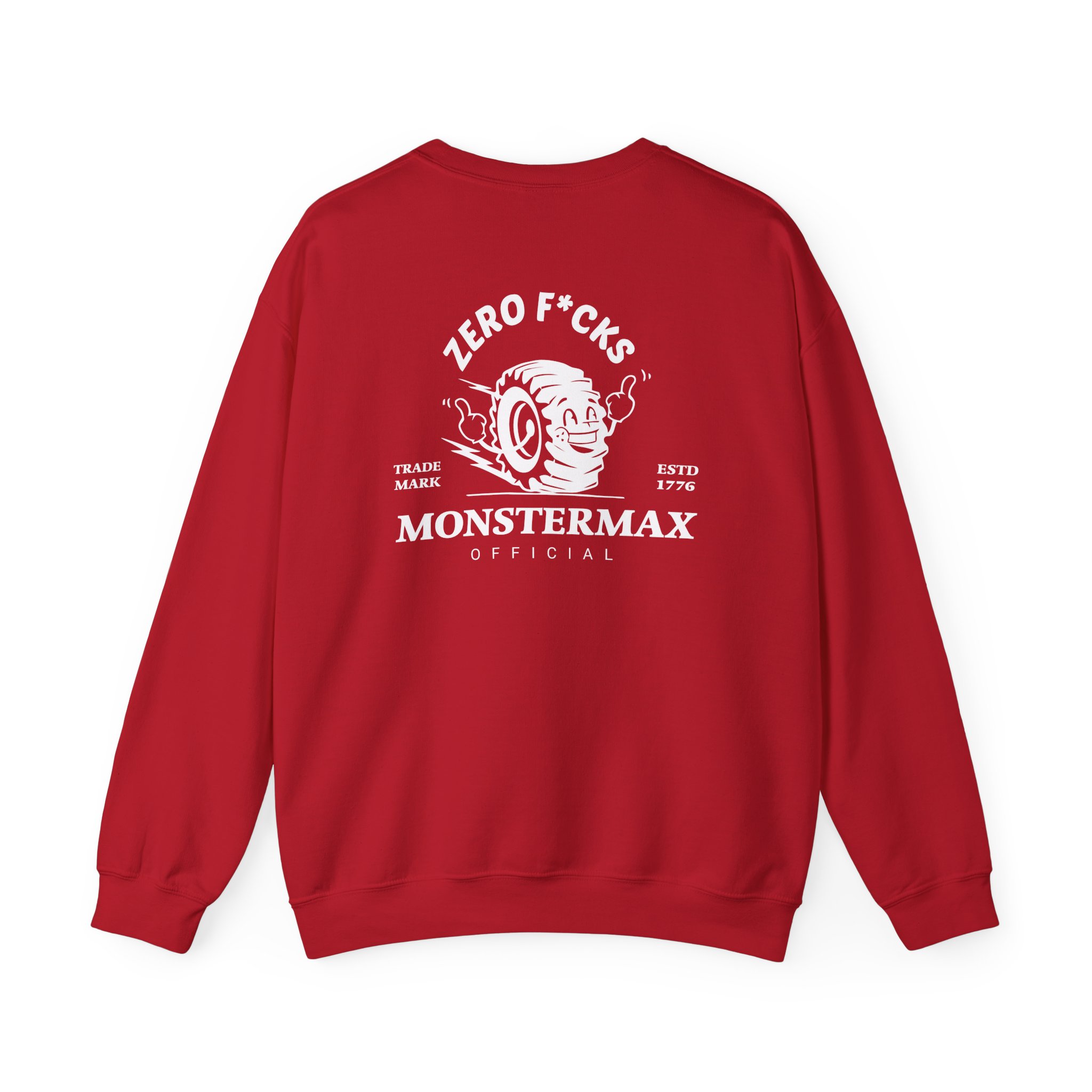 Monstermax Zero Fucks Unisex Heavy Blendâ„¢ Crewneck Sweatshirt