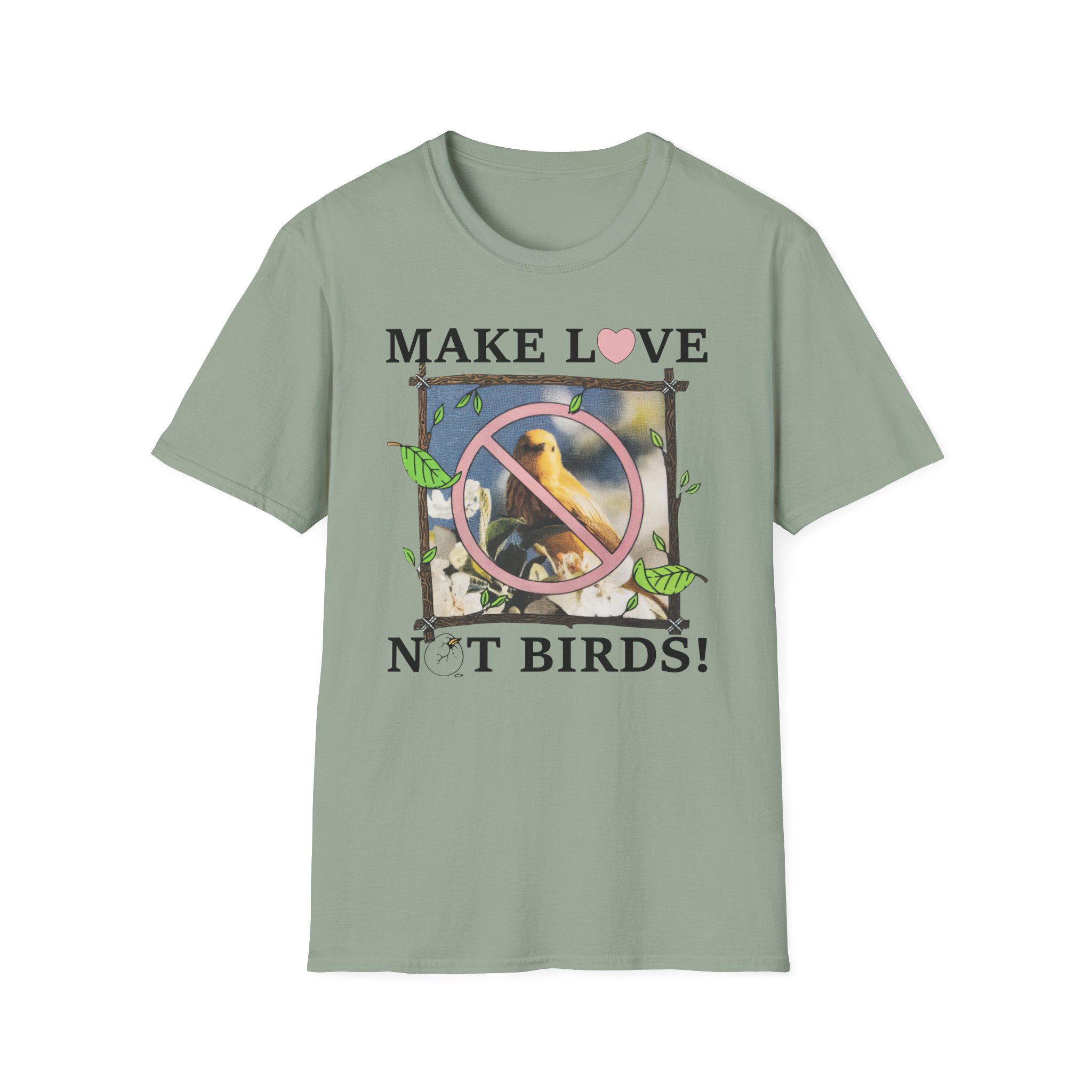 Birds Arent Real Unisex Softstyle T-Shirt