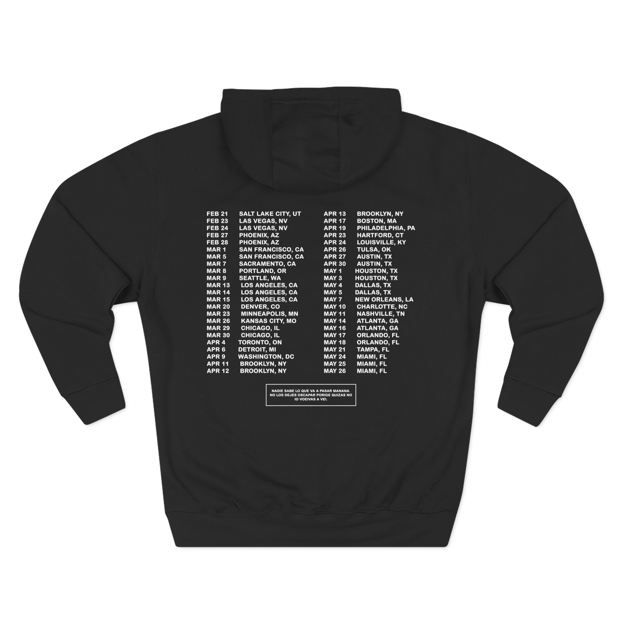 BB Gracias Por Nada Three-Panel Fleece Hoodie