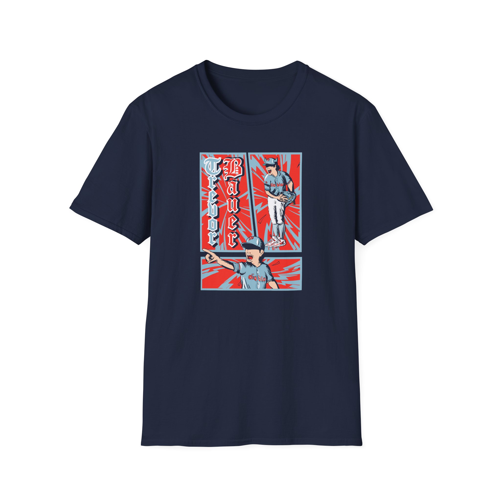 Trevor Bauer Diablo's Comic Strip Unisex Softstyle T-Shirt