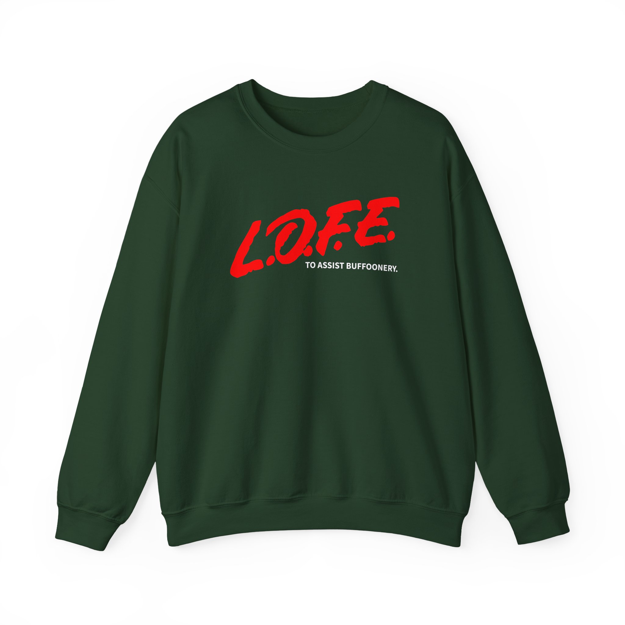 Lofe to Assist Buffoonery Unisex Heavy Blendâ„¢ Crewneck Sweatshirt