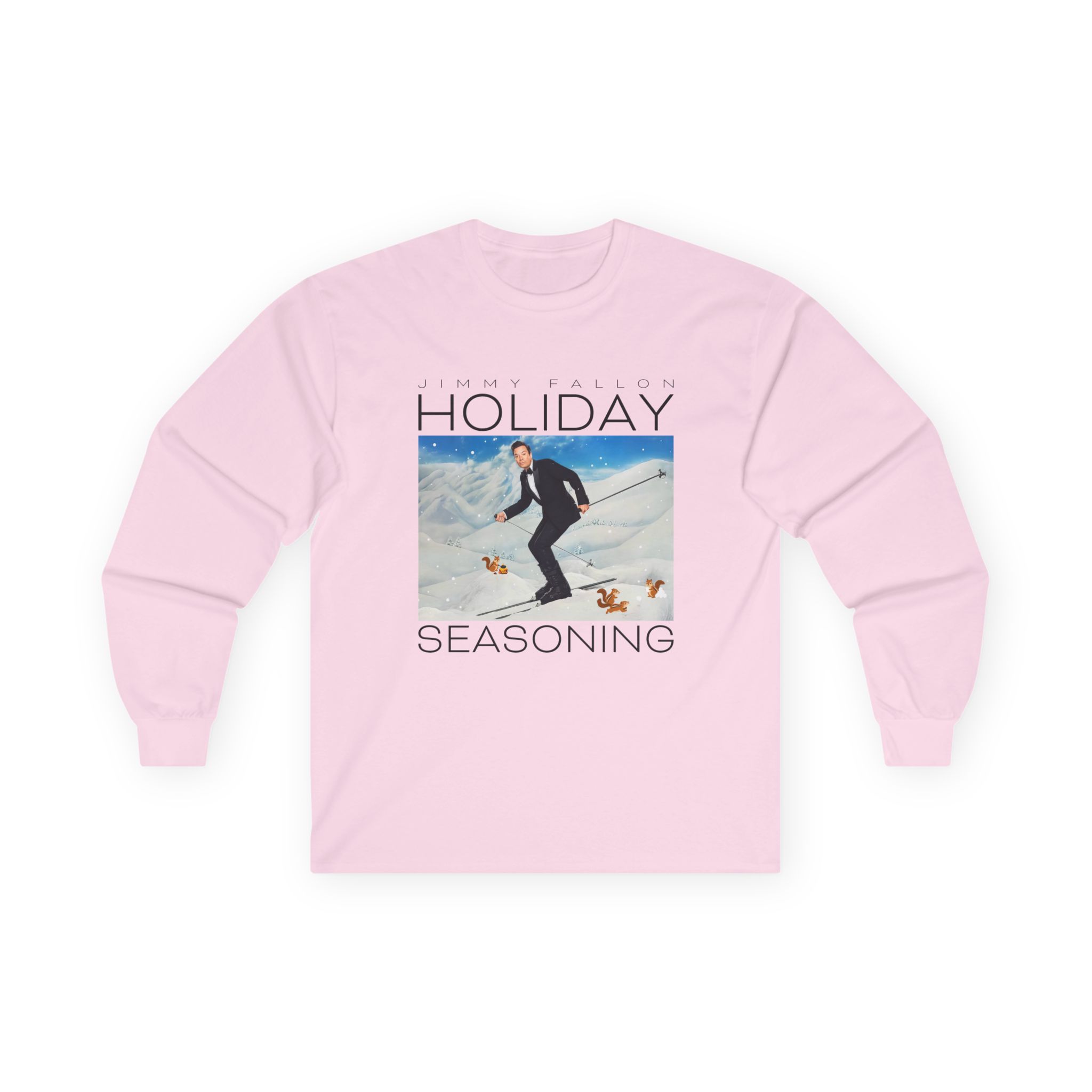 Jimmy Fallon Holiday Seasoning Unisex Ultra Cotton Long Sleeve Tee