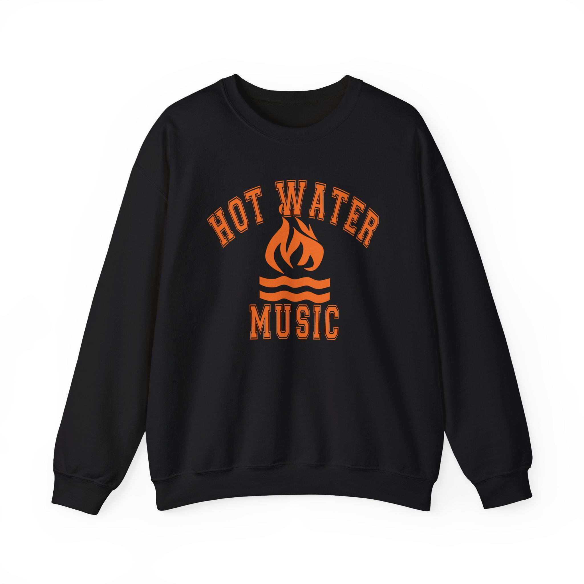 Hot Water Music College Flame Unisex Heavy Blendâ„¢ Crewneck Sweatshirt