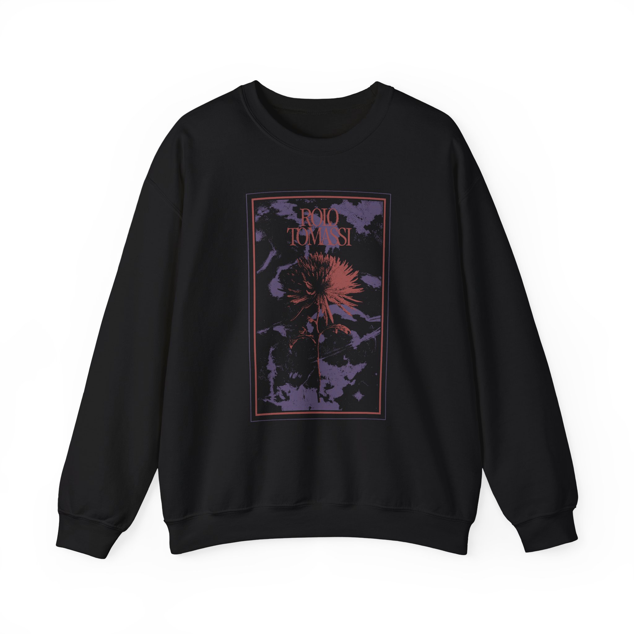 Rolo Tomassi Flower Face Unisex Heavy Blend Crewneck Sweatshirt