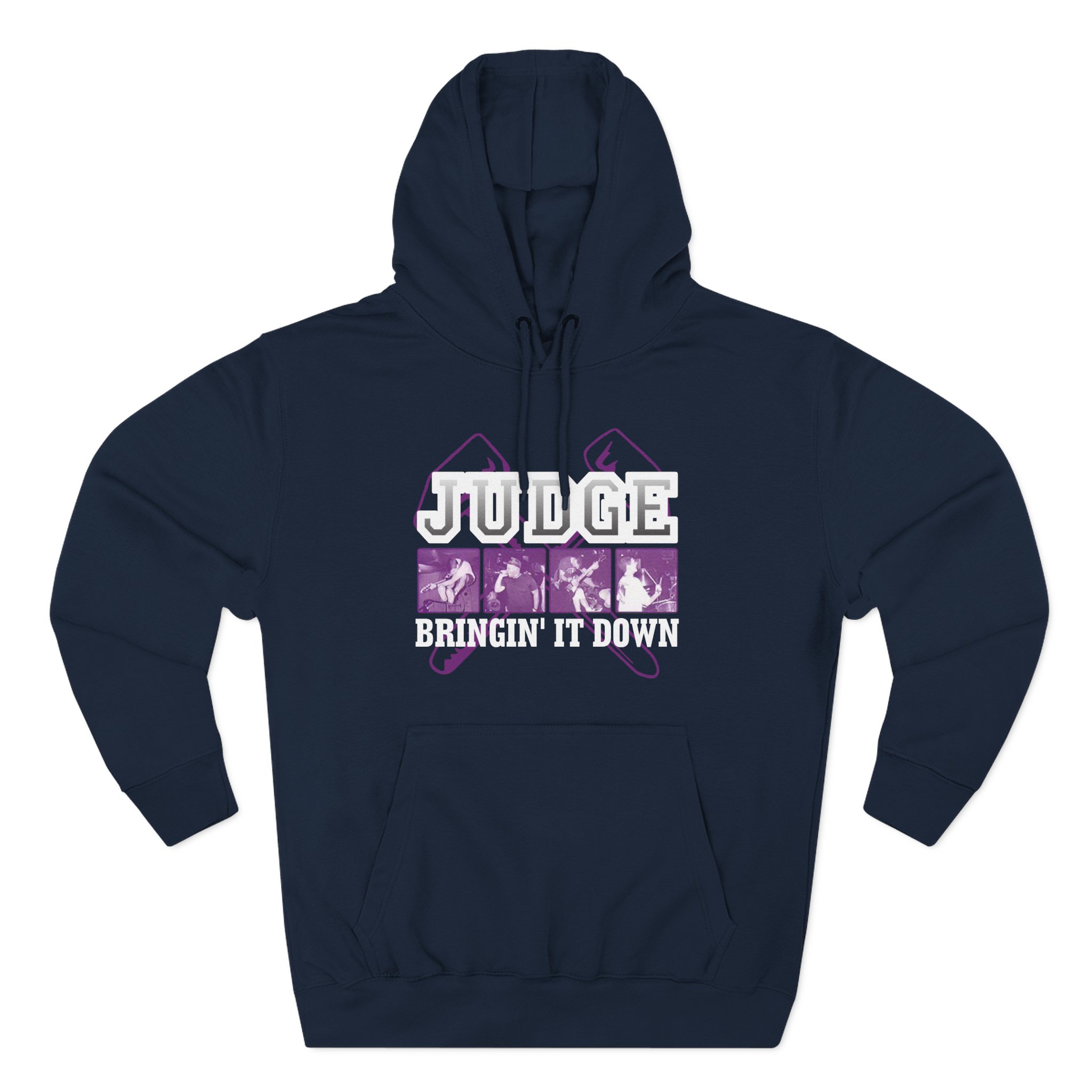 Judge Bringin' It Down Three-Panel Fleece Hoodie