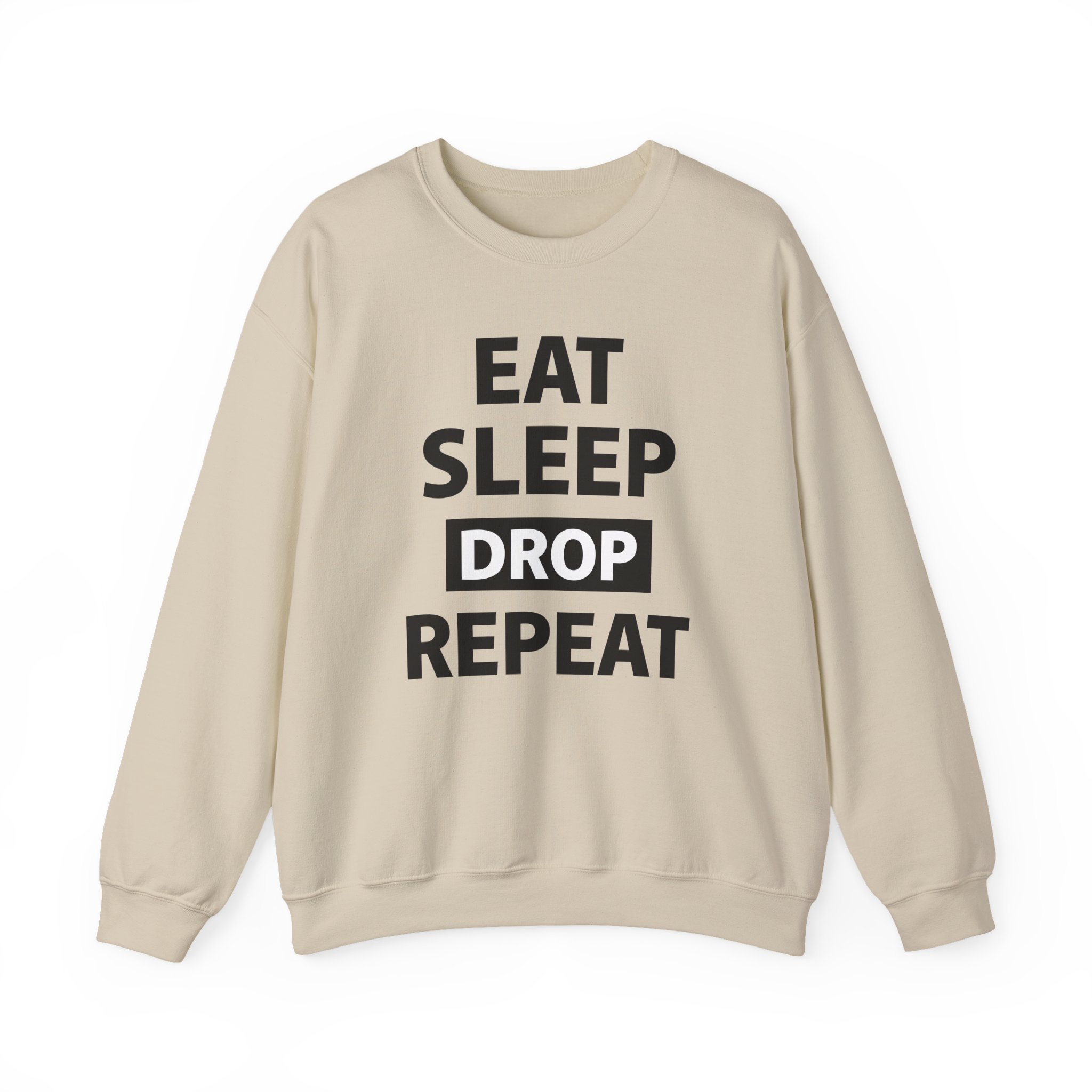 Morgz Eat Sleep Drop Repeat Unisex Heavy Blendâ„¢ Crewneck Sweatshirt