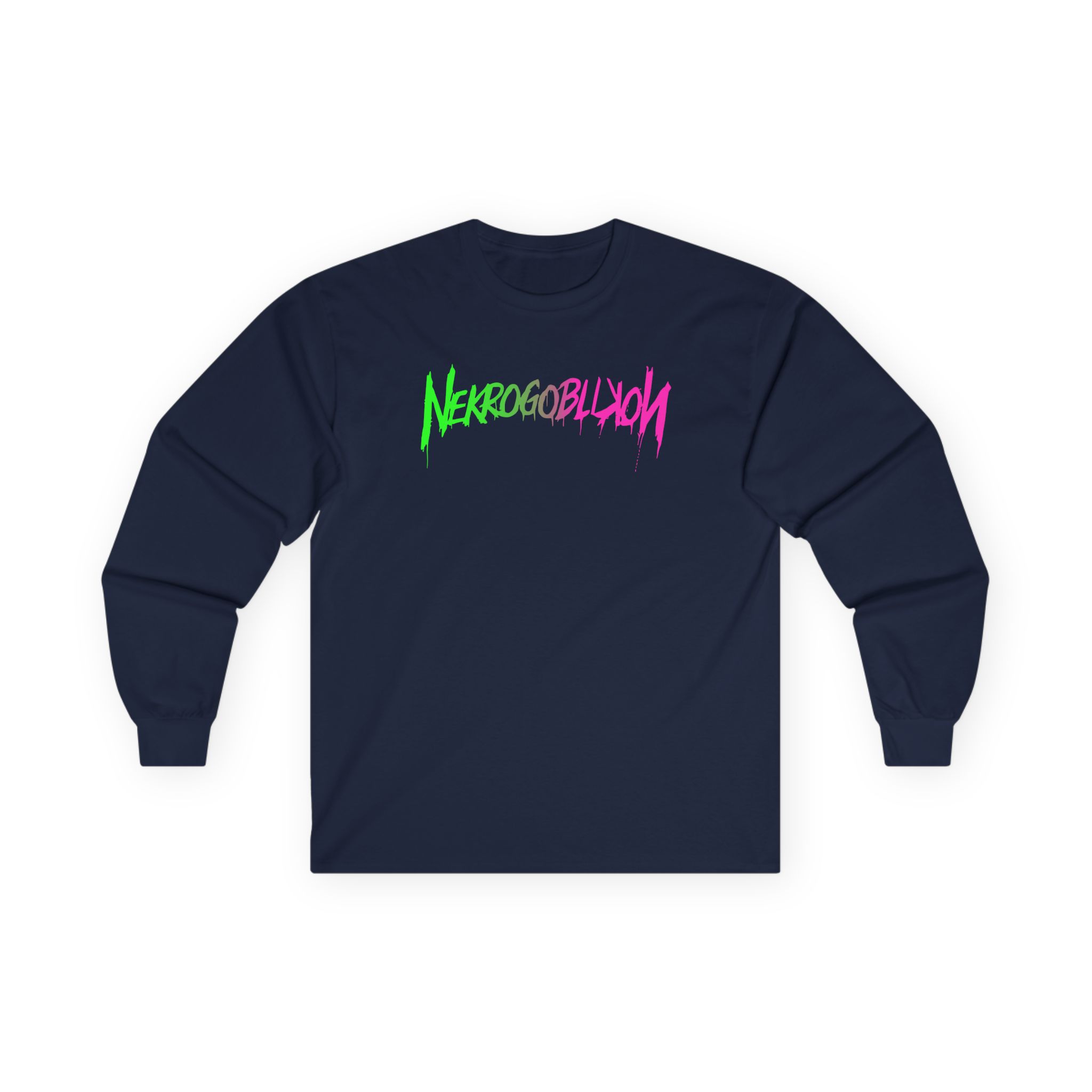 Nekrogoblikon Goblin Mode Wicked Ombre Unisex Ultra Cotton Long Sleeve Tee