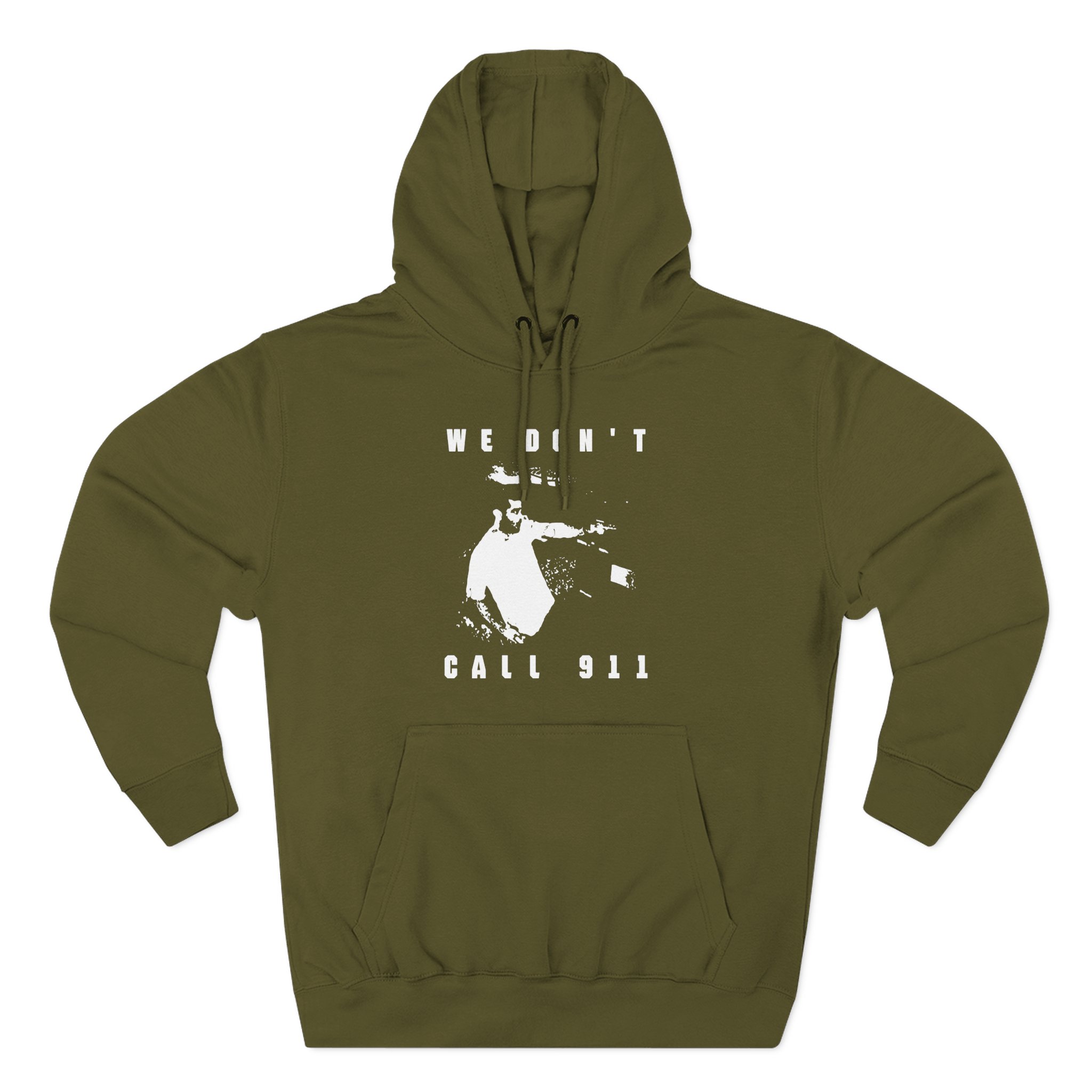 Sean Strickland We Don't Call 911 Three-Panel Fleece Hoodie