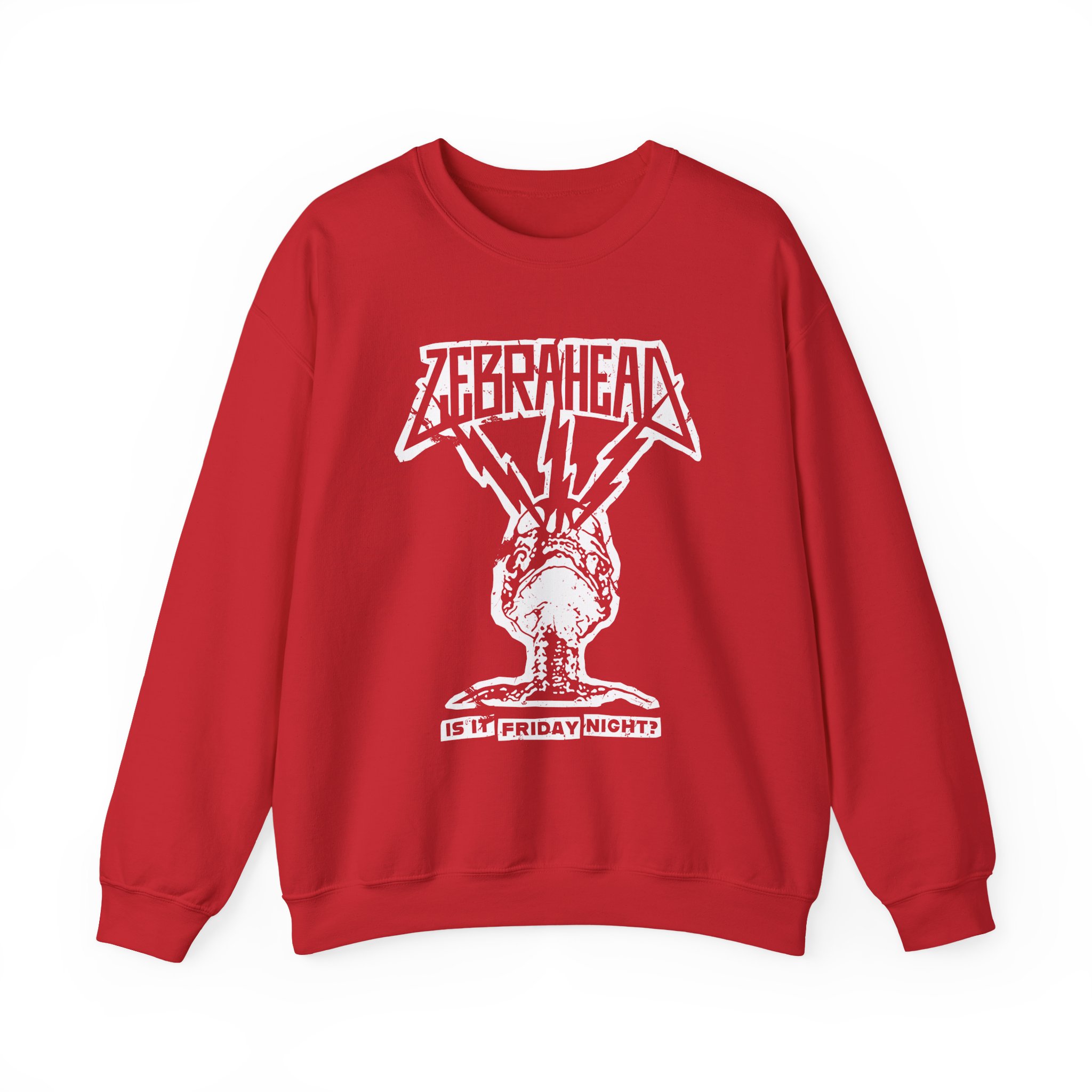Zebrahead Lightning Skull Friday night tour Unisex Heavy Blendâ„¢ Crewneck Sweatshirt
