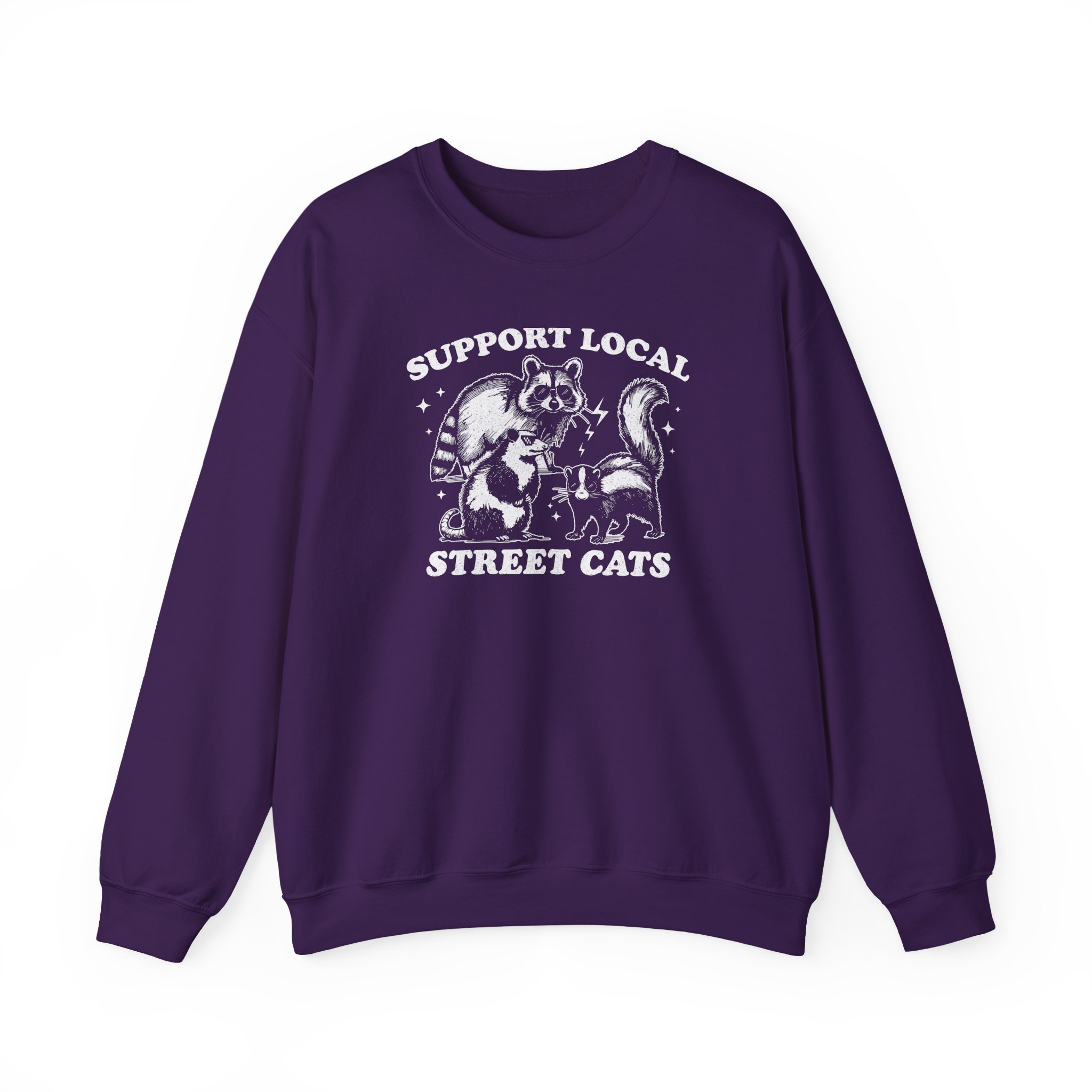 Zingara Support Local Street Cats Unisex Heavy Blendâ„¢ Crewneck Sweatshirt